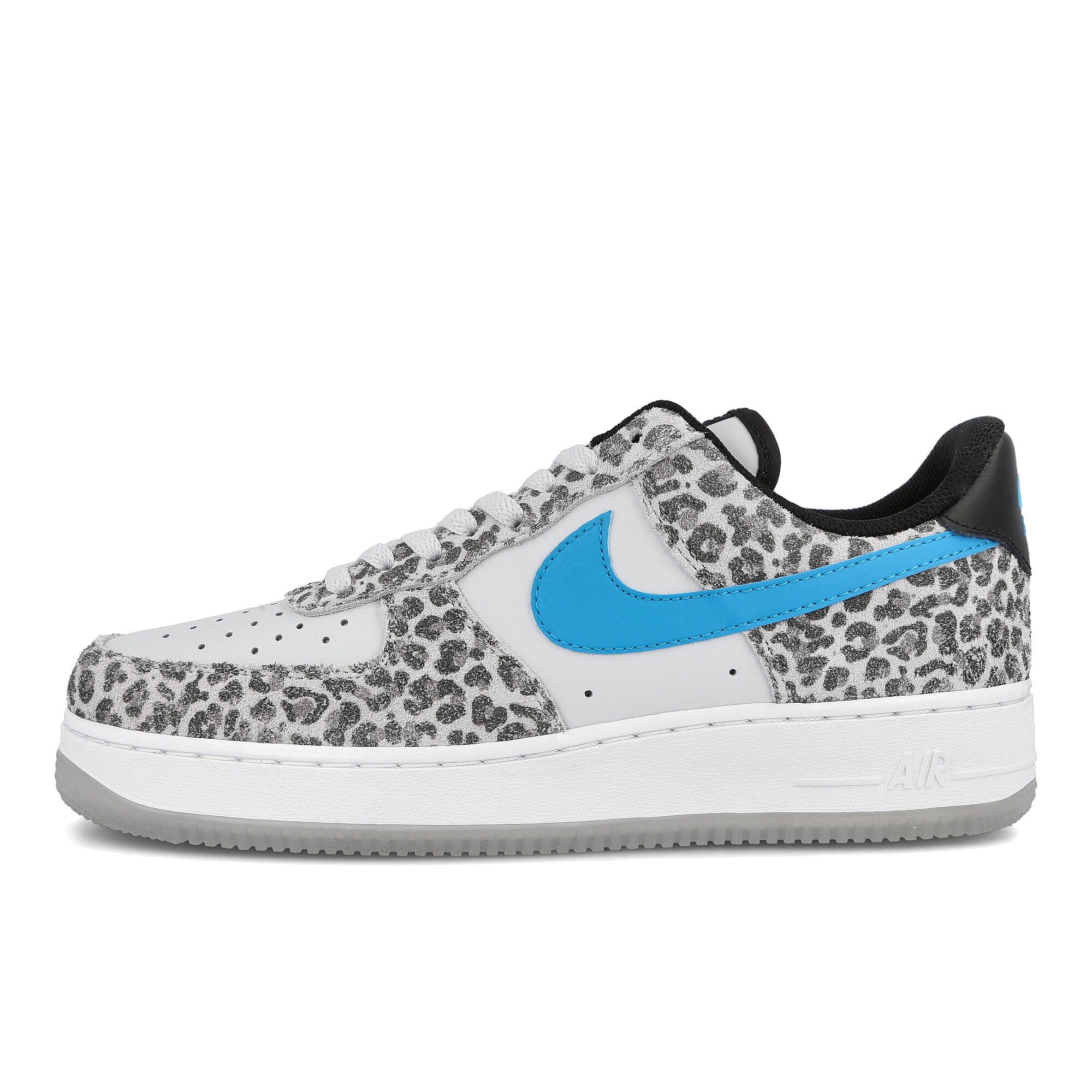 Nike air force 1 07 premium Pure Platinum-Light Blue Fury - Black Low Top Sneakers DJ6192 001 | Overkill