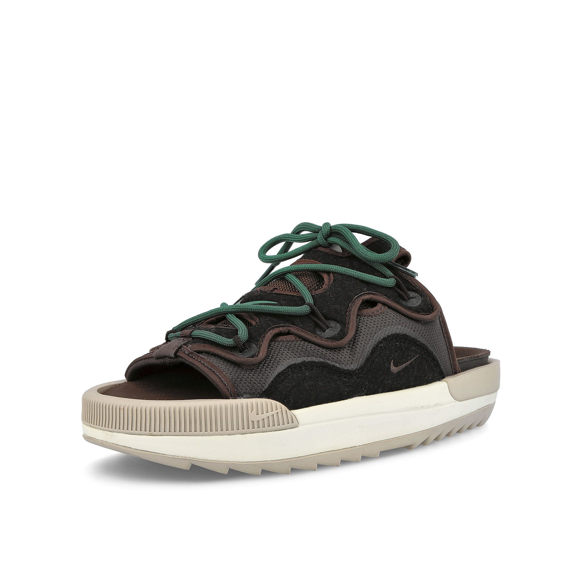 Nike offline 2.0 Velvet Brown-Velvet Brown - Noble Green Slides, Sandals & Slippers Close Up | Overkill