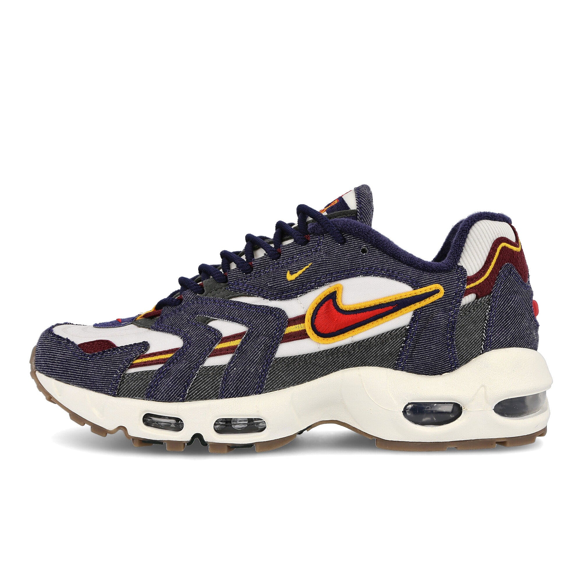 Nike air max 96 ii qs Blackened Blue-Gym Red - Light Bone Sneakers DJ6742 400 | Overkill