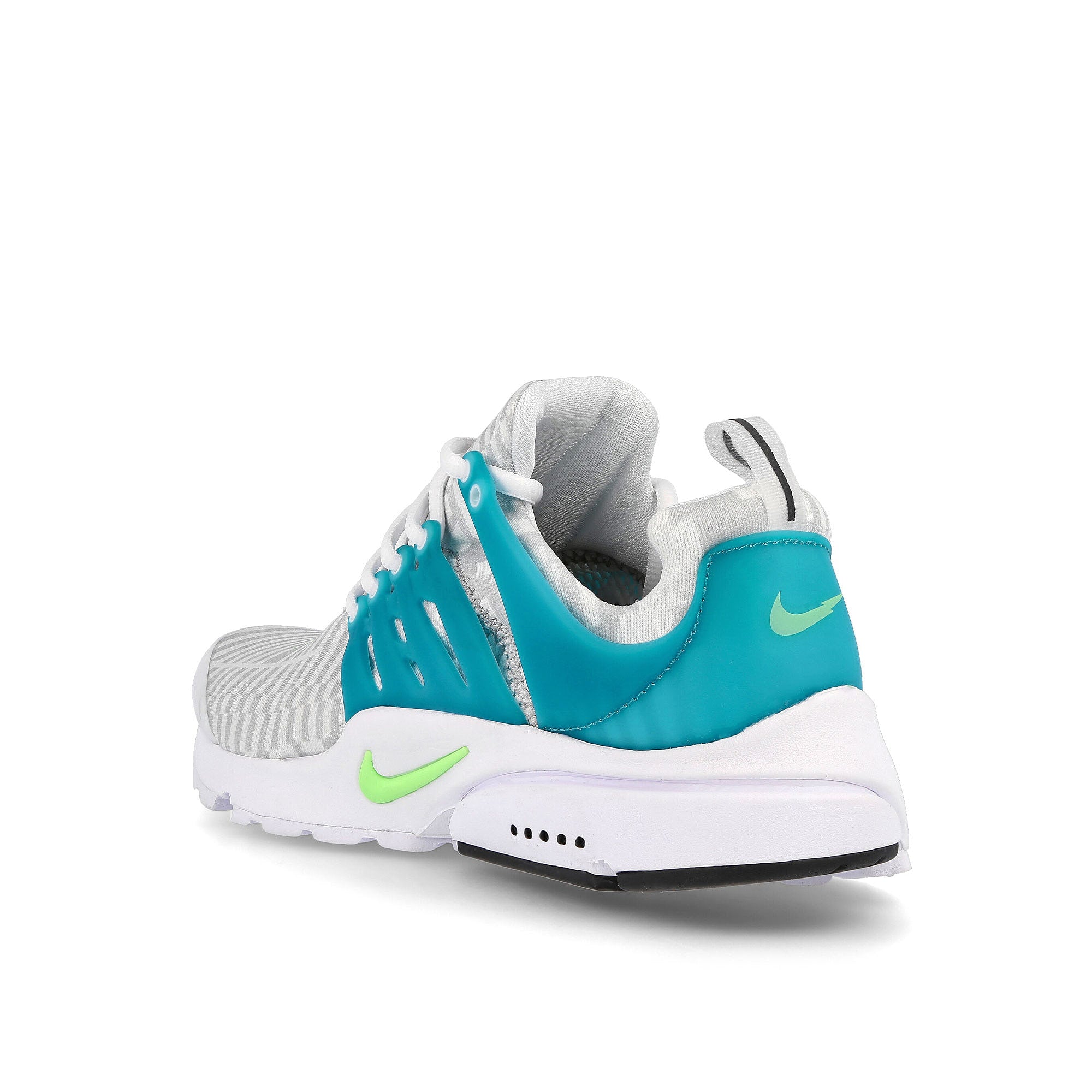 Nike air presto White / Lime Glow - Aquamarine - Pure Platinum Close-up | Overkill