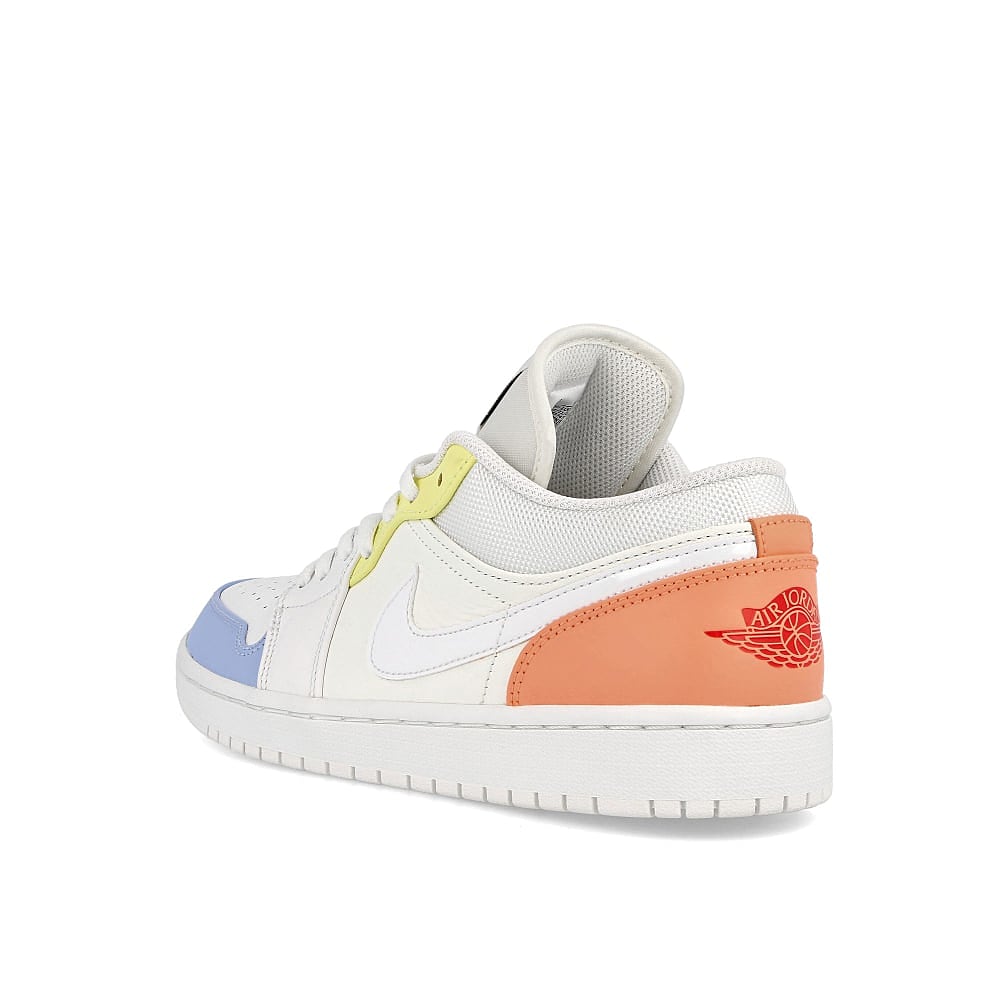 Jordan Air Jordan 1 Low Sail / White - Light ZItron - Summit White Close-up | Overkill