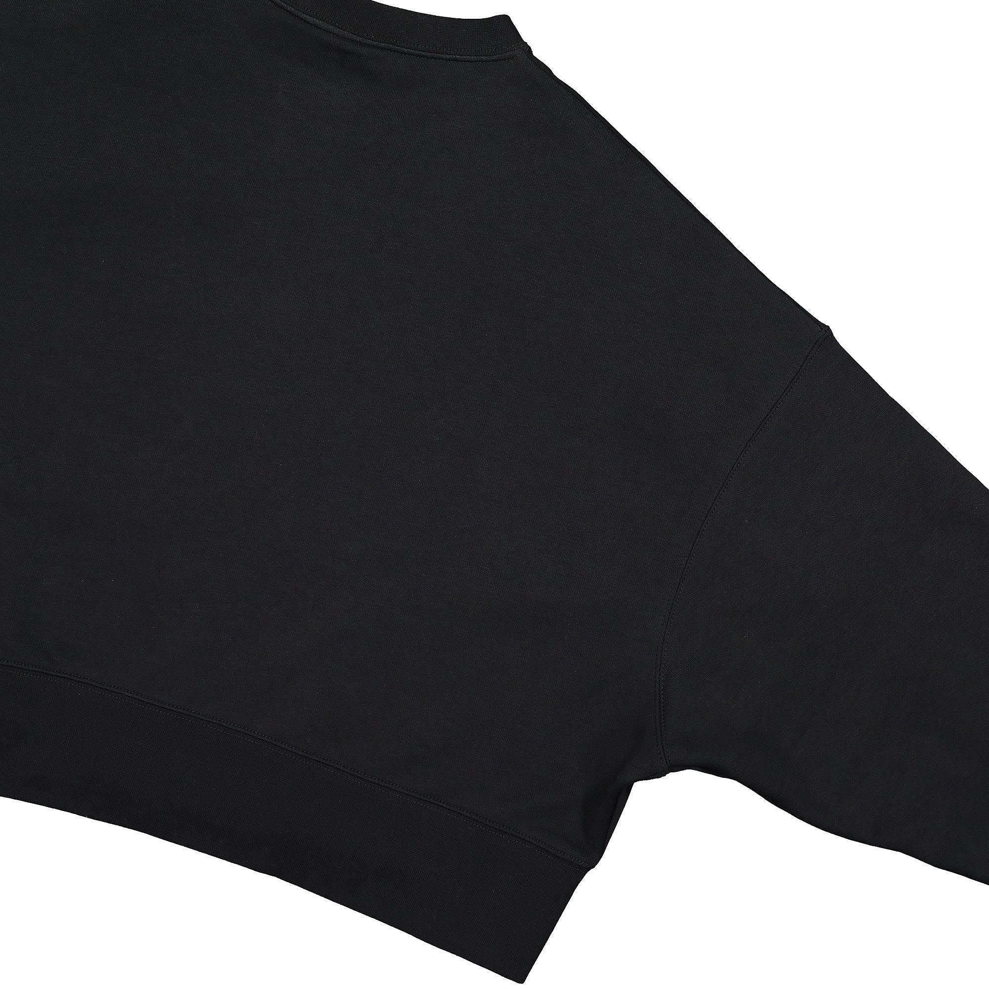 Nike Wmns NSW Essentials Collection Fleece Oversize Crew Black / White Sweatshirts Detailfoto | Overkill