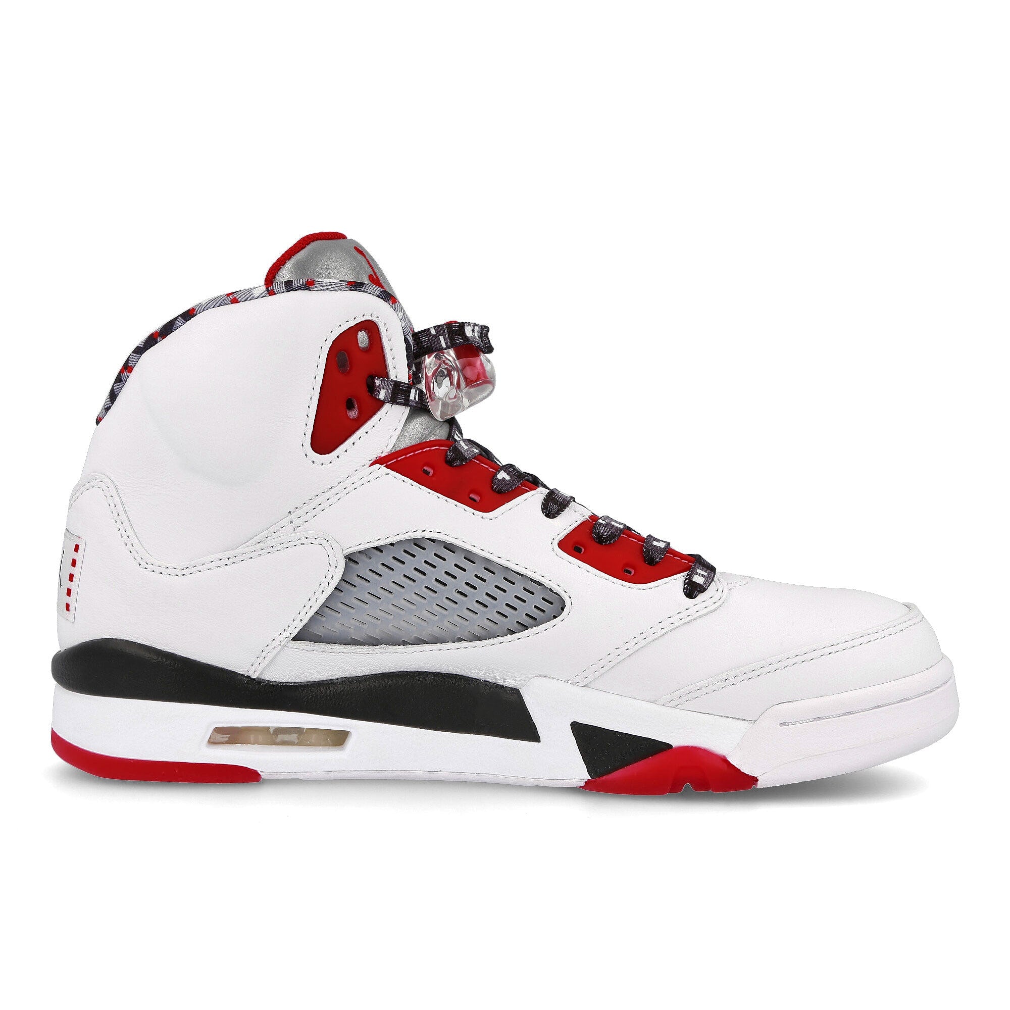Jordan Air Jordan 5 Retro Quai 54 White / Black - University Red Material | Overkill
