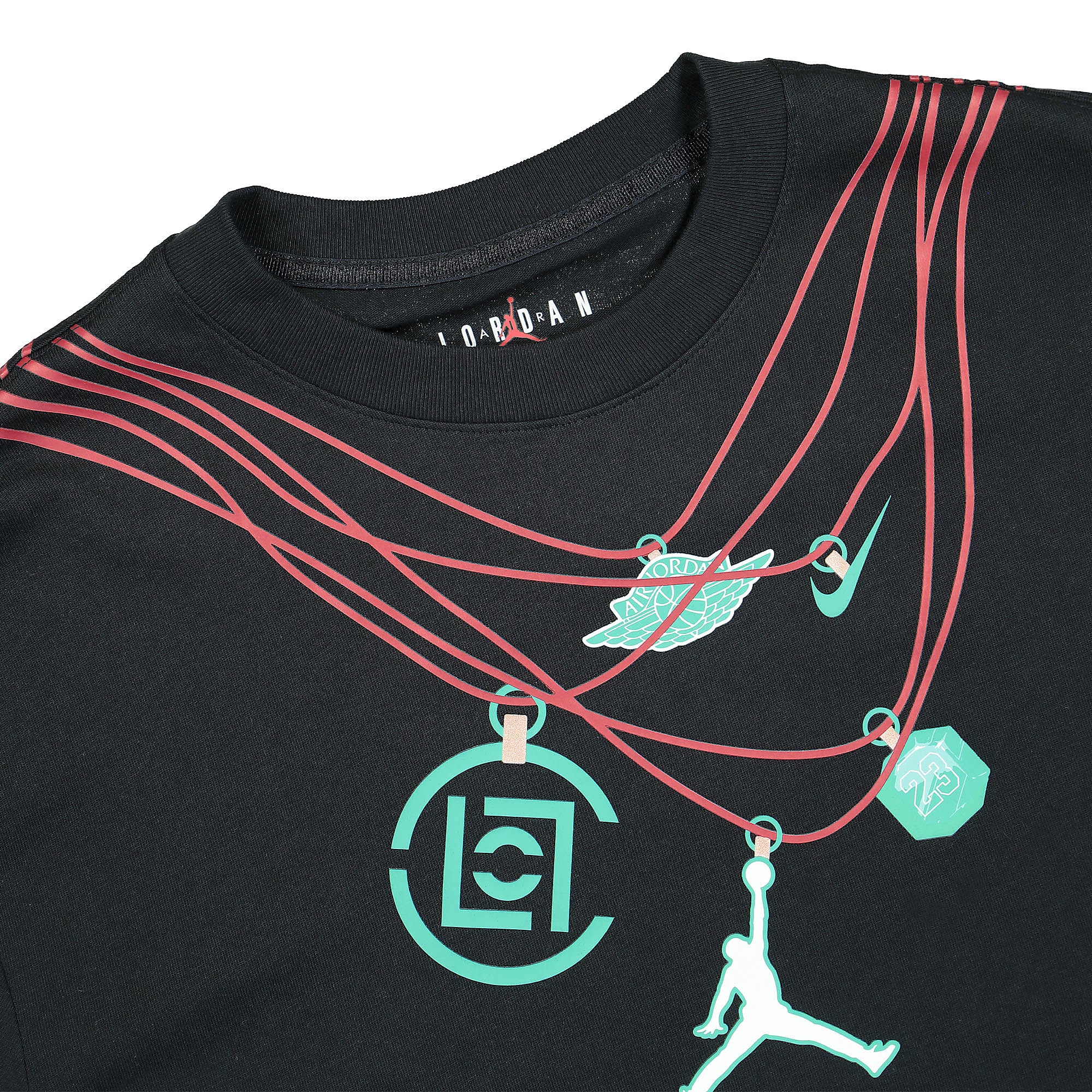 Jordan Clot x Air Jordan Tee Black T-Shirts Close-up | Overkill