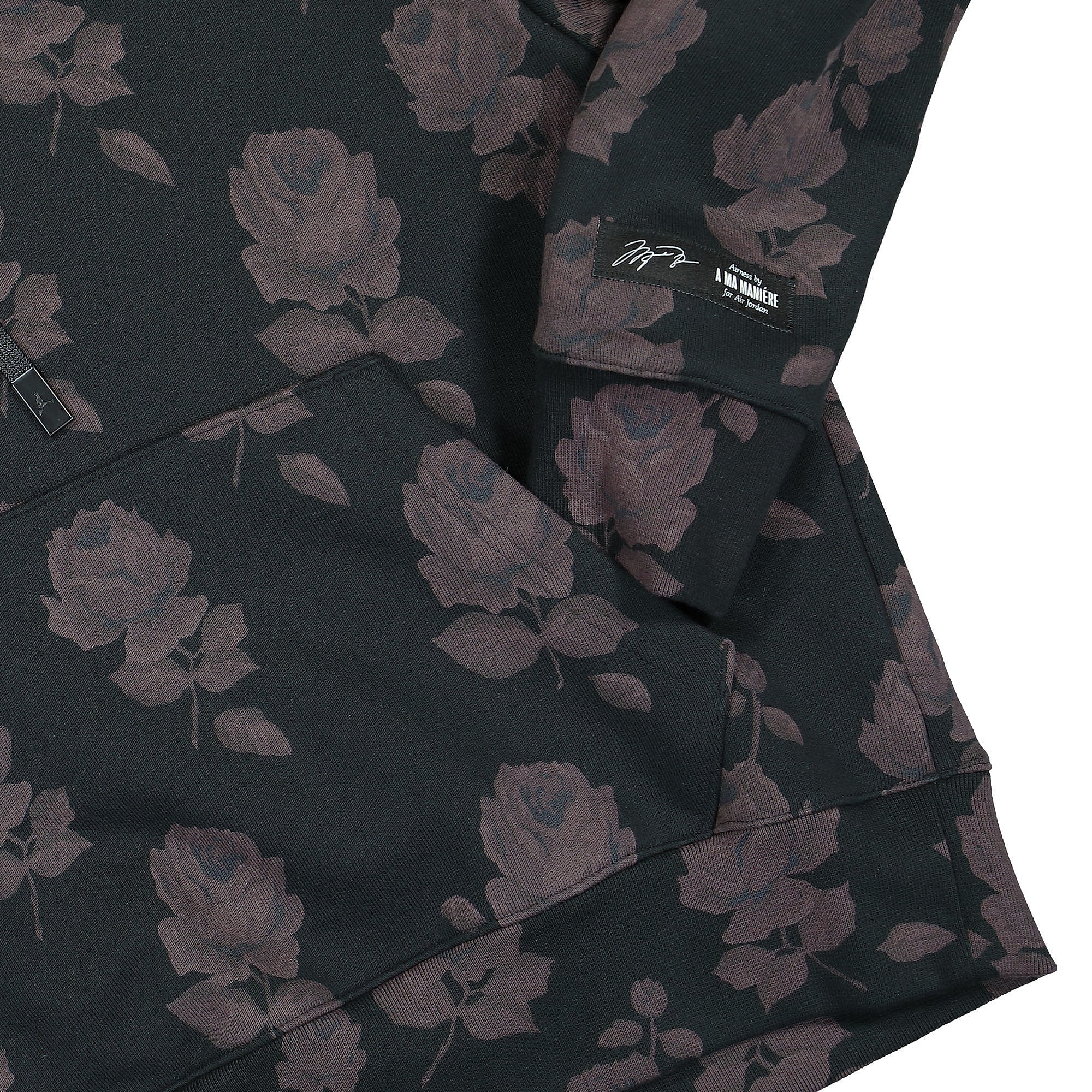 Jordan A Ma Manière x Jordan All Over Print Fleece Hoodie Black / Medium Ash Hoodies Detailfoto | Overkill