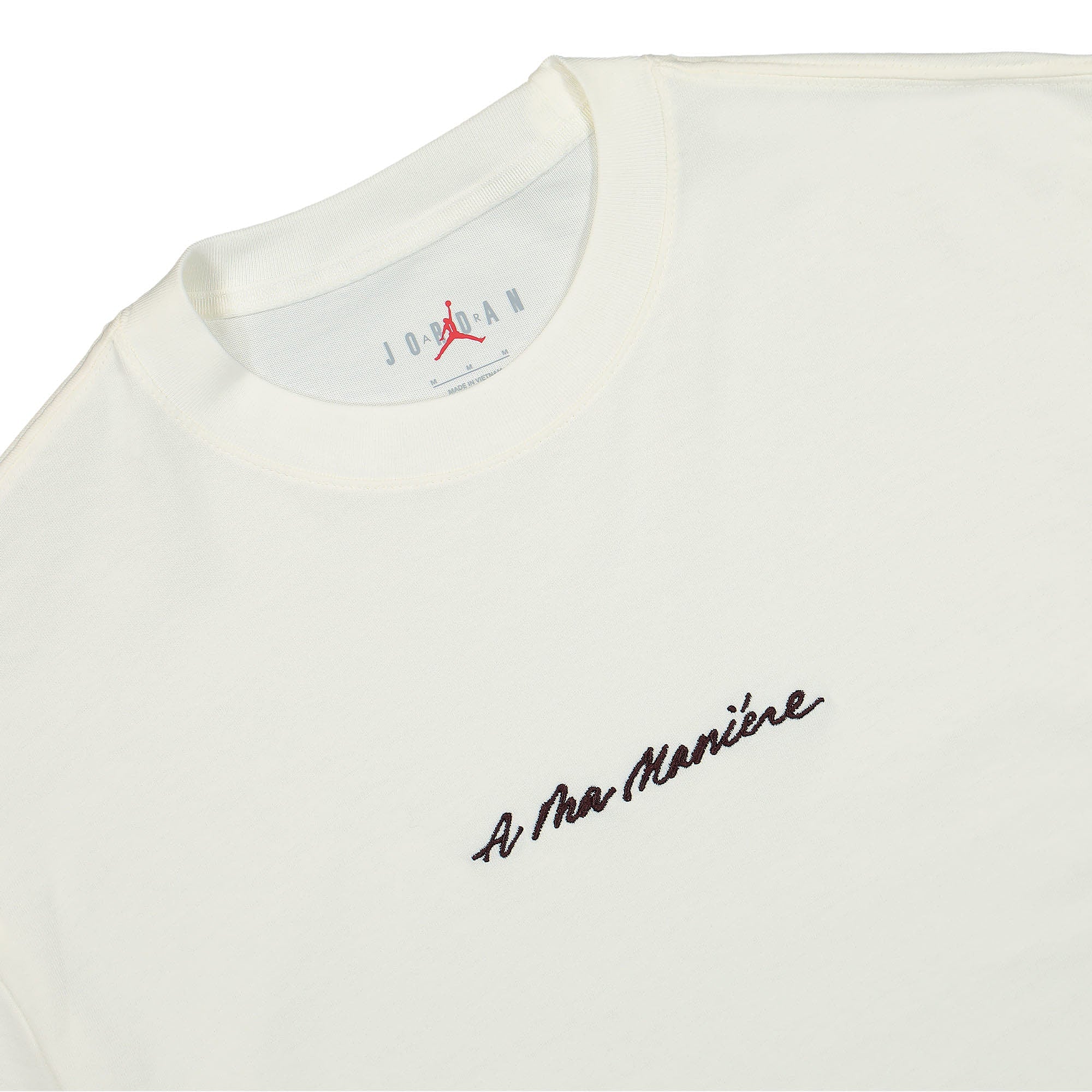 Jordan A Ma Manière x Jordan Longsleeve Sail / Burgundy Crush Longsleeves Close-up | Overkill