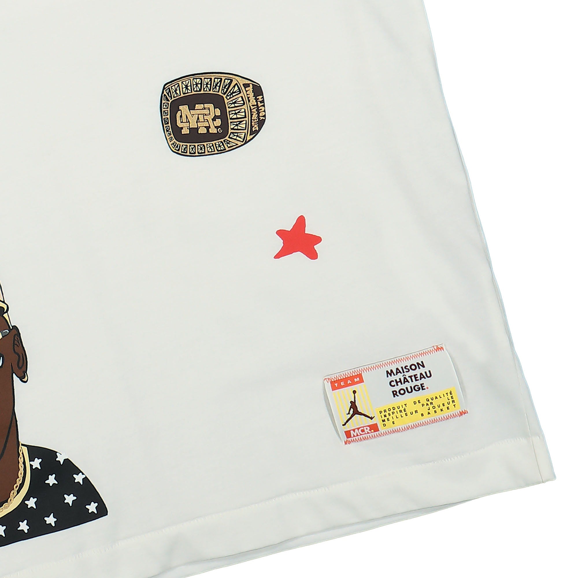 Jordan Maison Chateau Rouge x Air Jordan AJ2 Tee Sail T-Shirts Detailfoto | Overkill