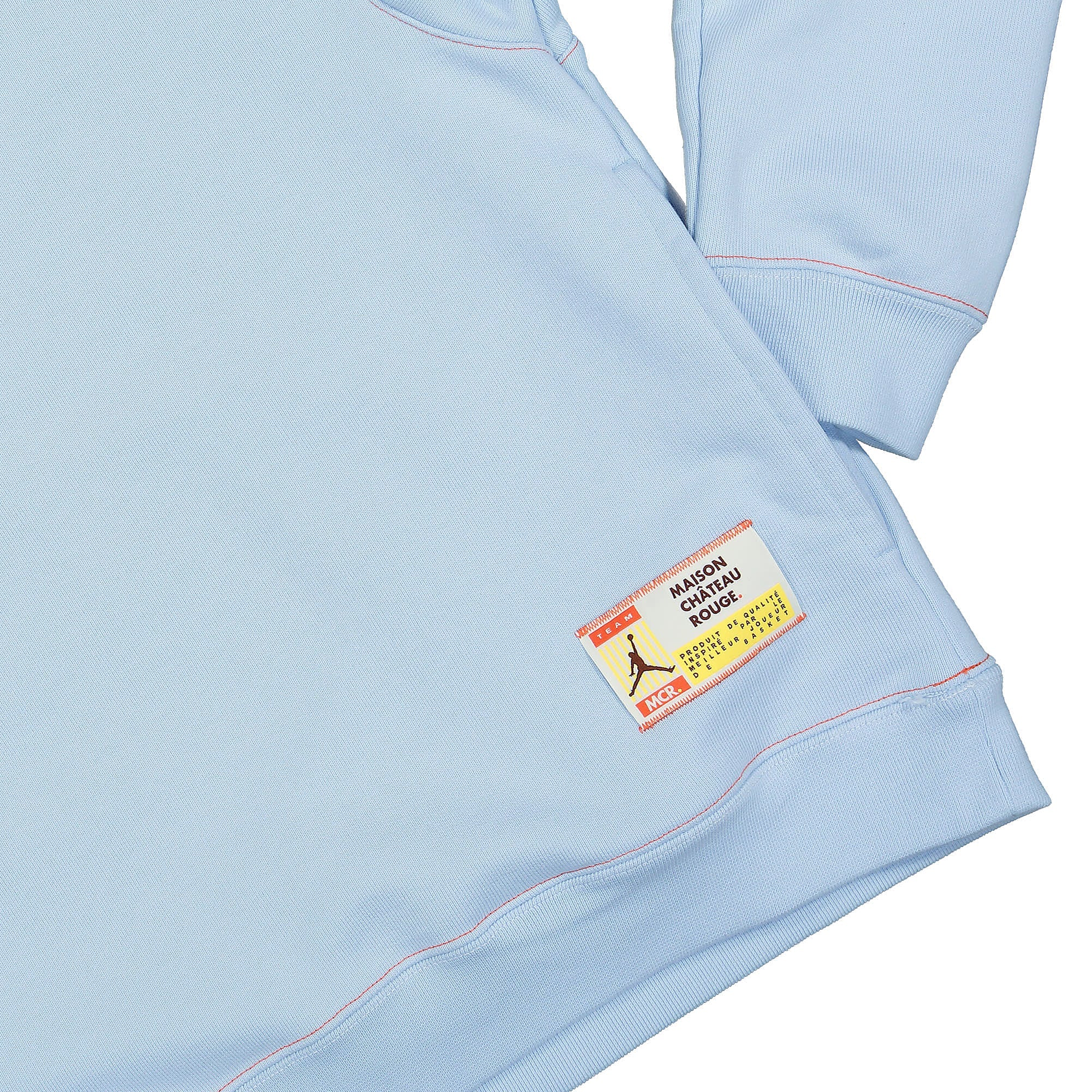 Jordan Maison Chateau Rouge x Air Jordan Fleece Hoodie Celestine Blue Hoodies Detailfoto | Overkill