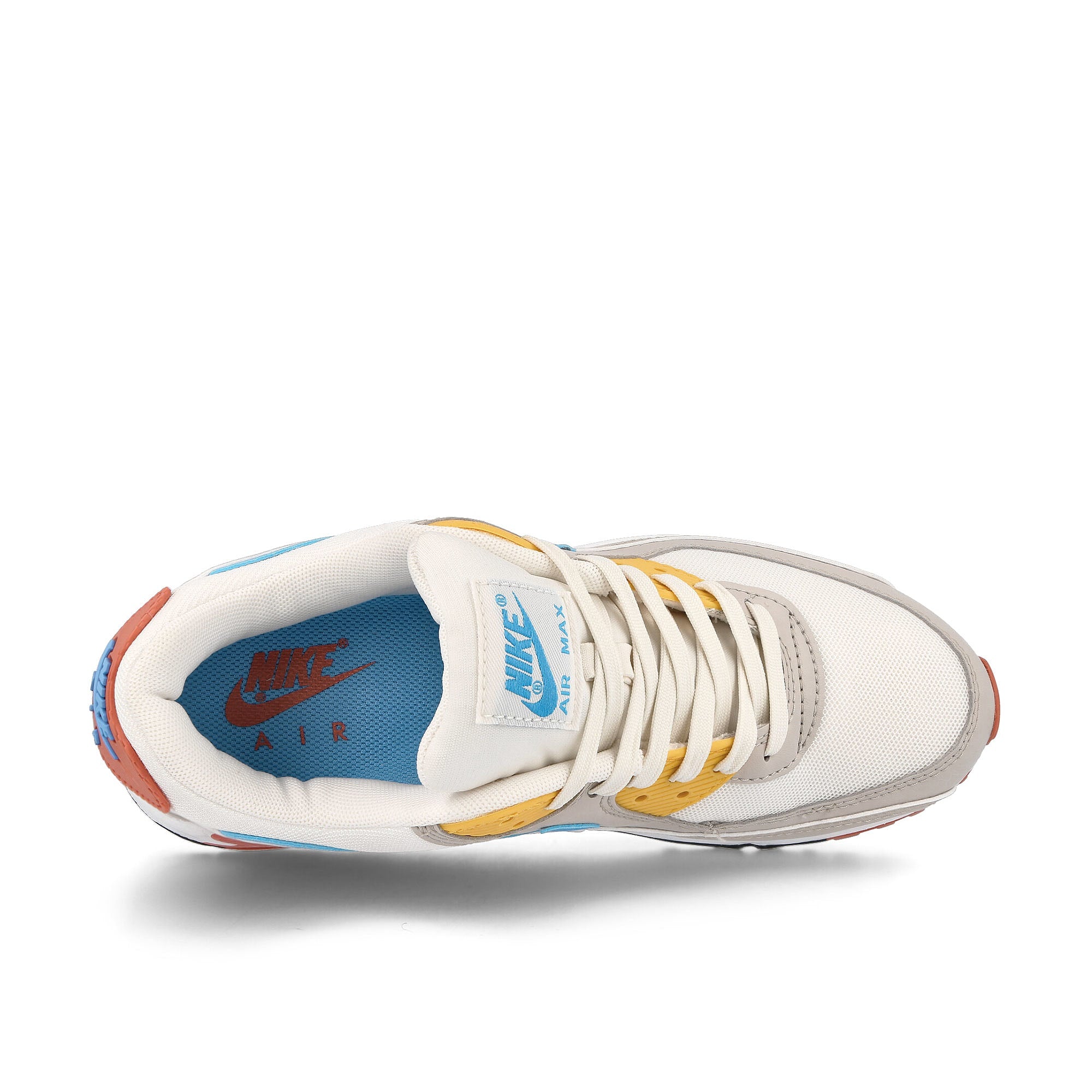 Nike wmns air max 90 Summit White / University Blue - Light Bone Sneakers Detailfoto | Overkill