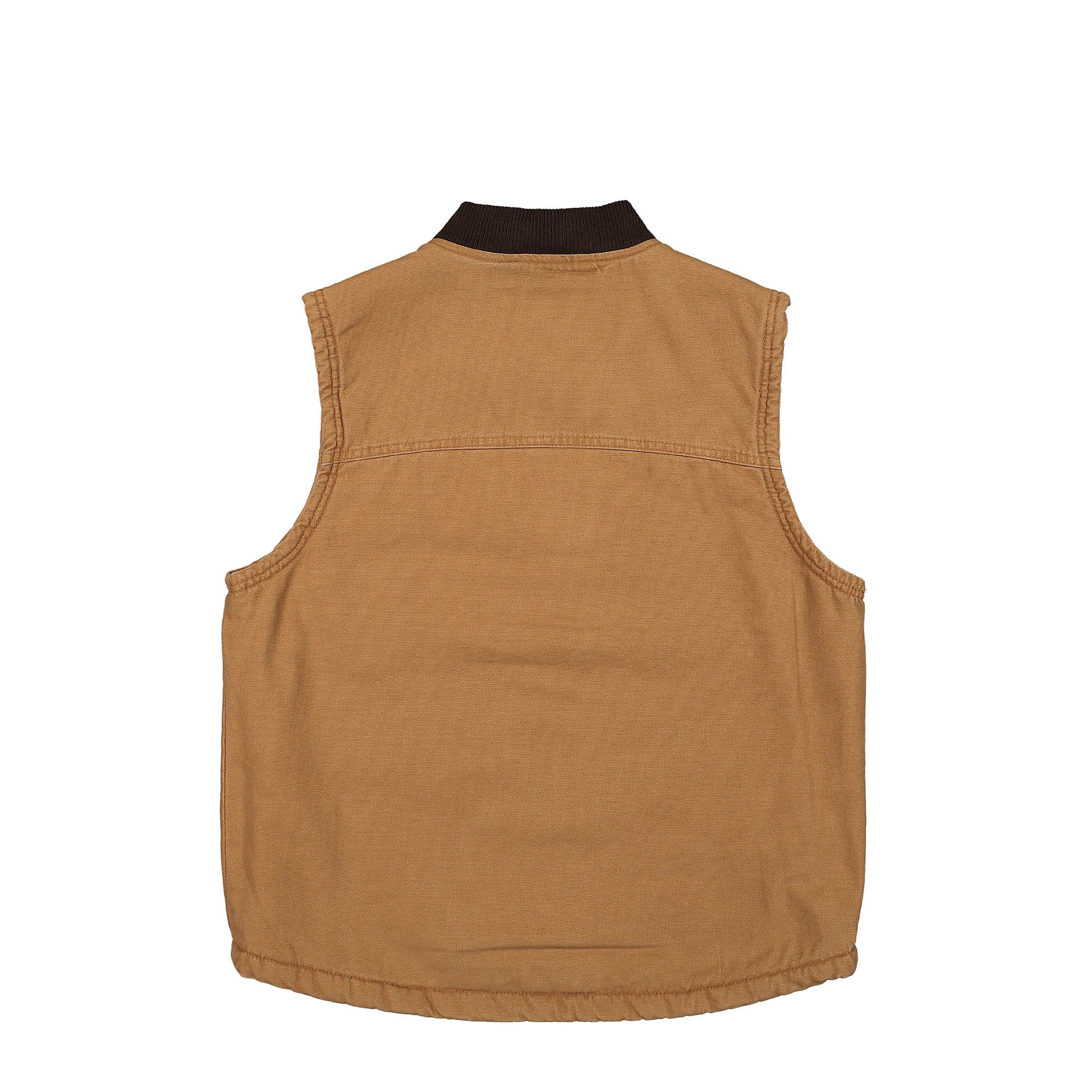 Dickies Duck Canvas Vest Stone Washed Brown Duck Vests Material | Overkill