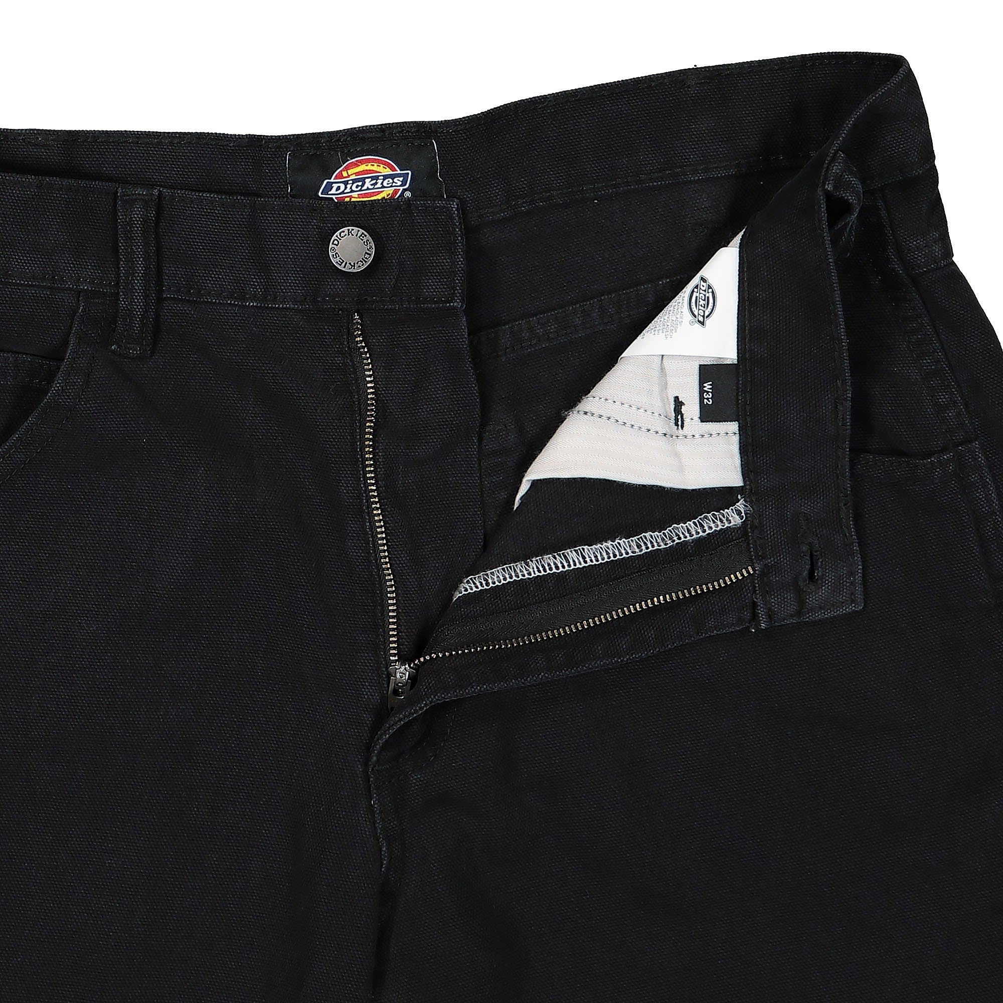 Dickies Duck Canvas Carpenter Pant Black Stone Washed Jeans Detailfoto | Overkill