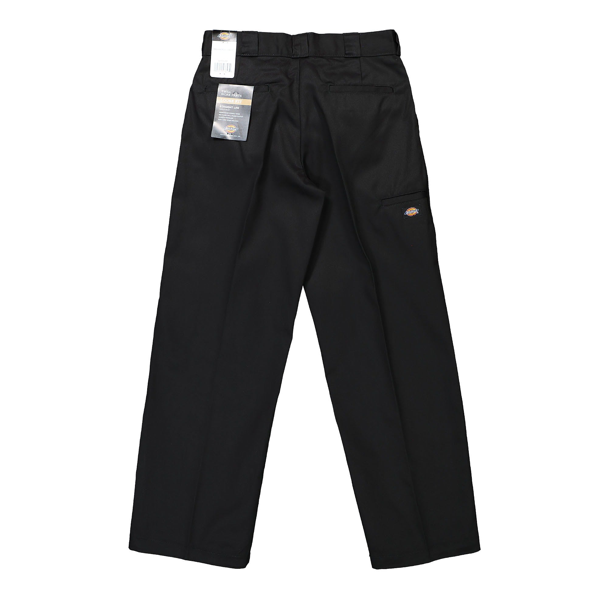 Dickies Double Knee Rec Black Casual Pants Material | Overkill