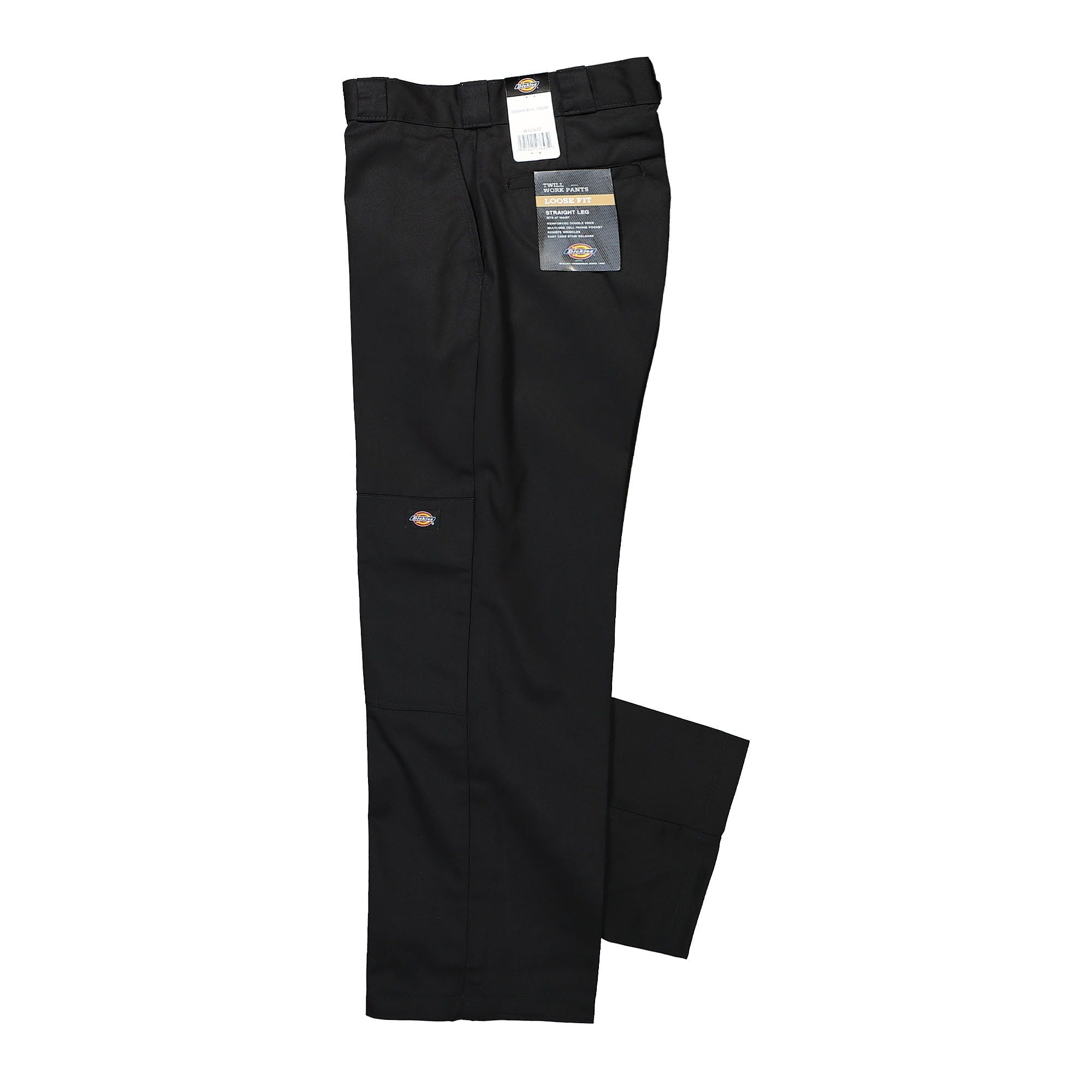 Dickies Double Knee Rec Black Casual Pants Close-up | Overkill