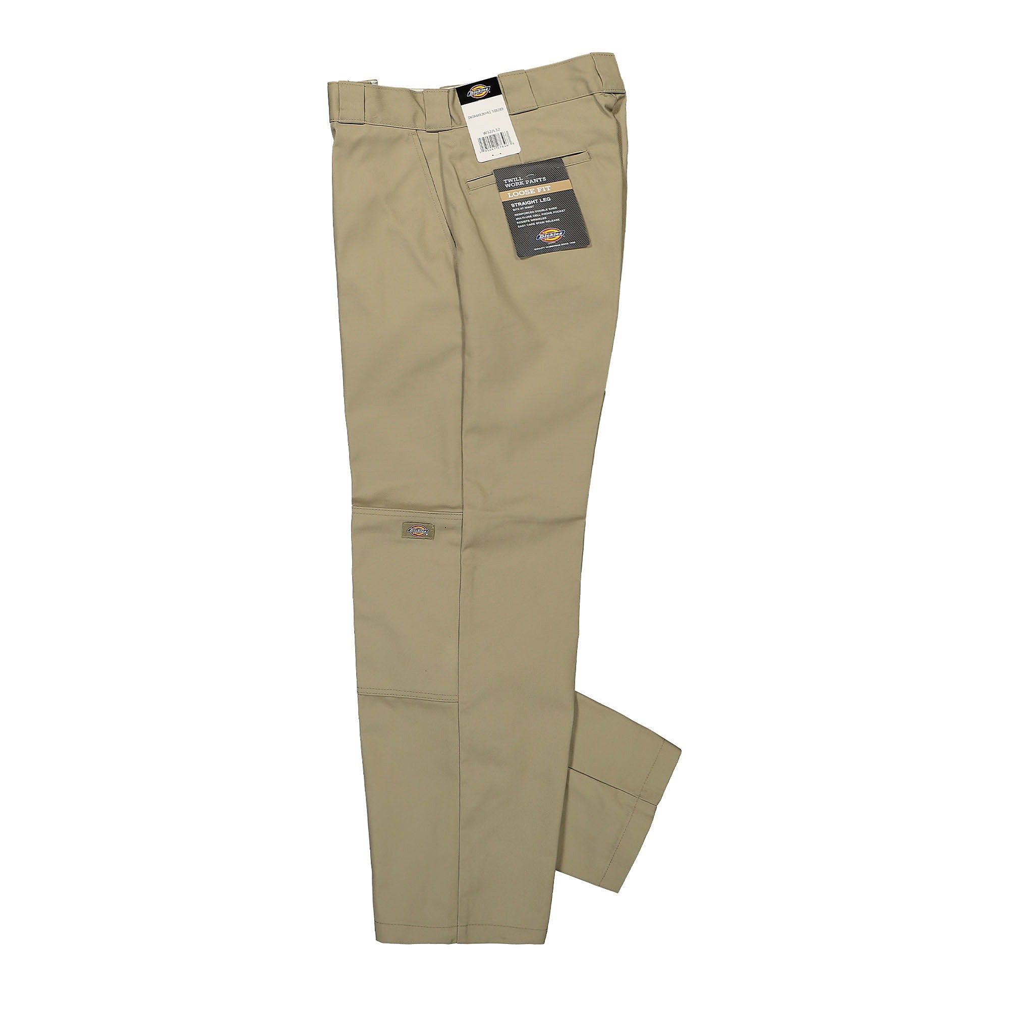 Dickies Double Knee Rec Khaki Casual Pants Close-up | Overkill