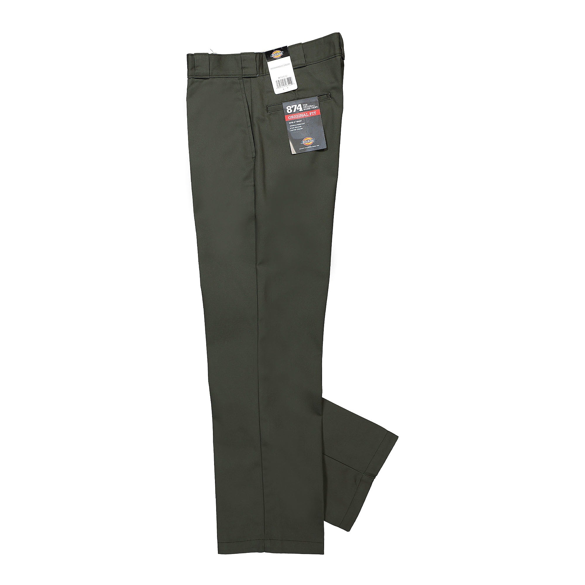 Dickies Original 874 Work Pant Olive Green Casual Pants Close-up | Overkill