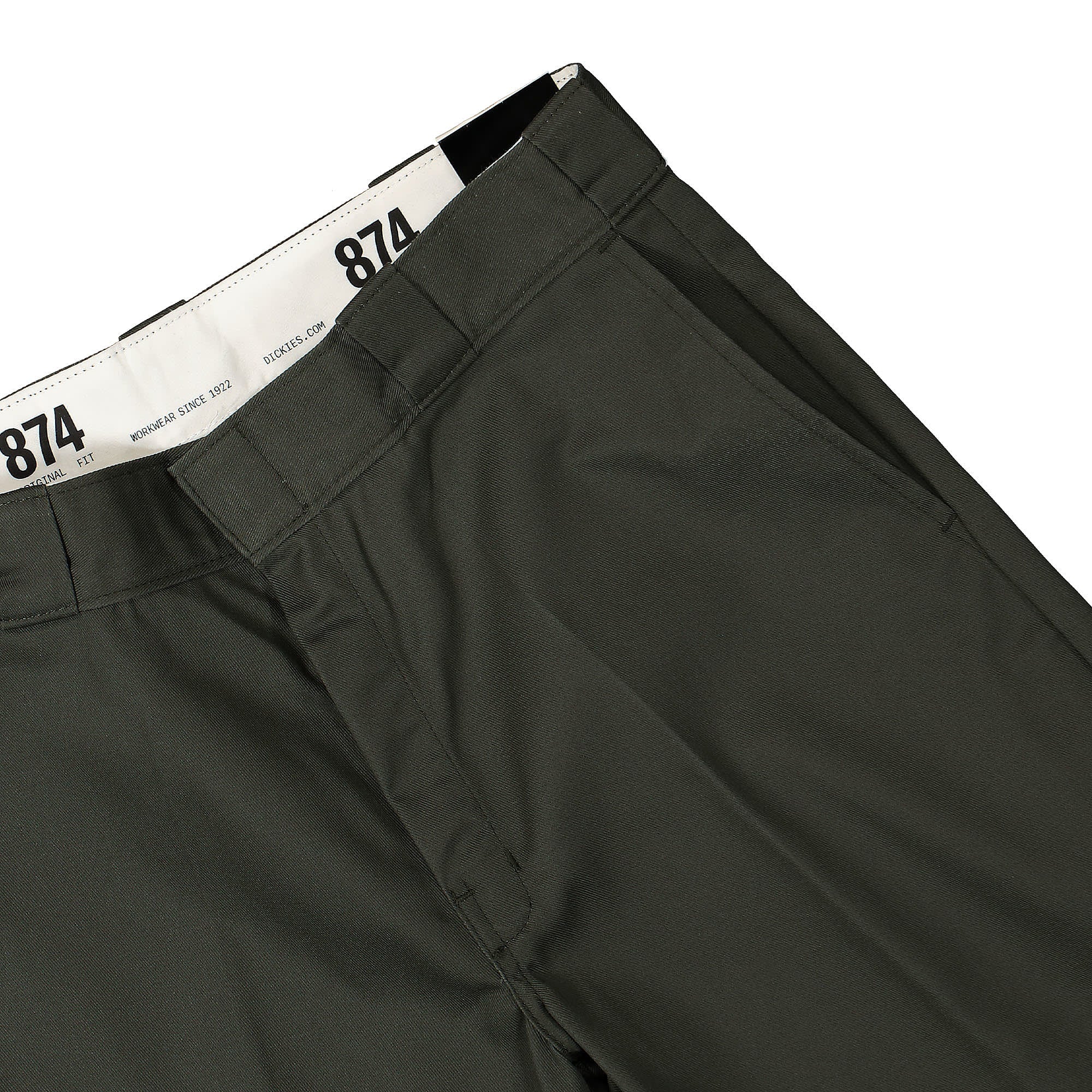 Dickies Original 874 Work Pant Olive Green Casual Pants Detail view 1 | Overkill