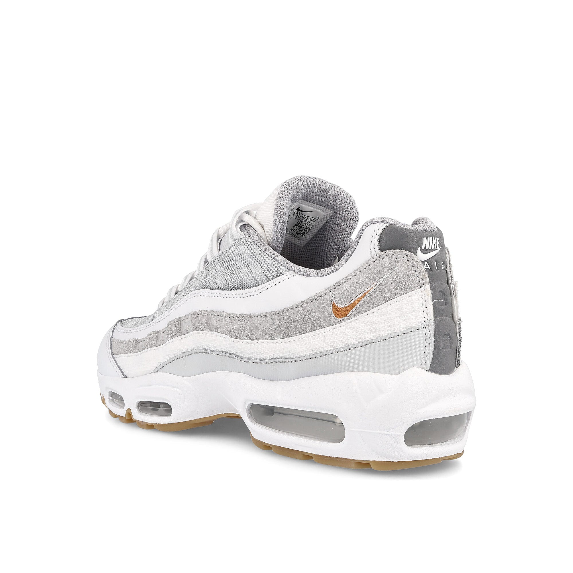 Nike air max 95 White / Hot Curry - Pure Platinum - Wolf Grey Close-up | Overkill