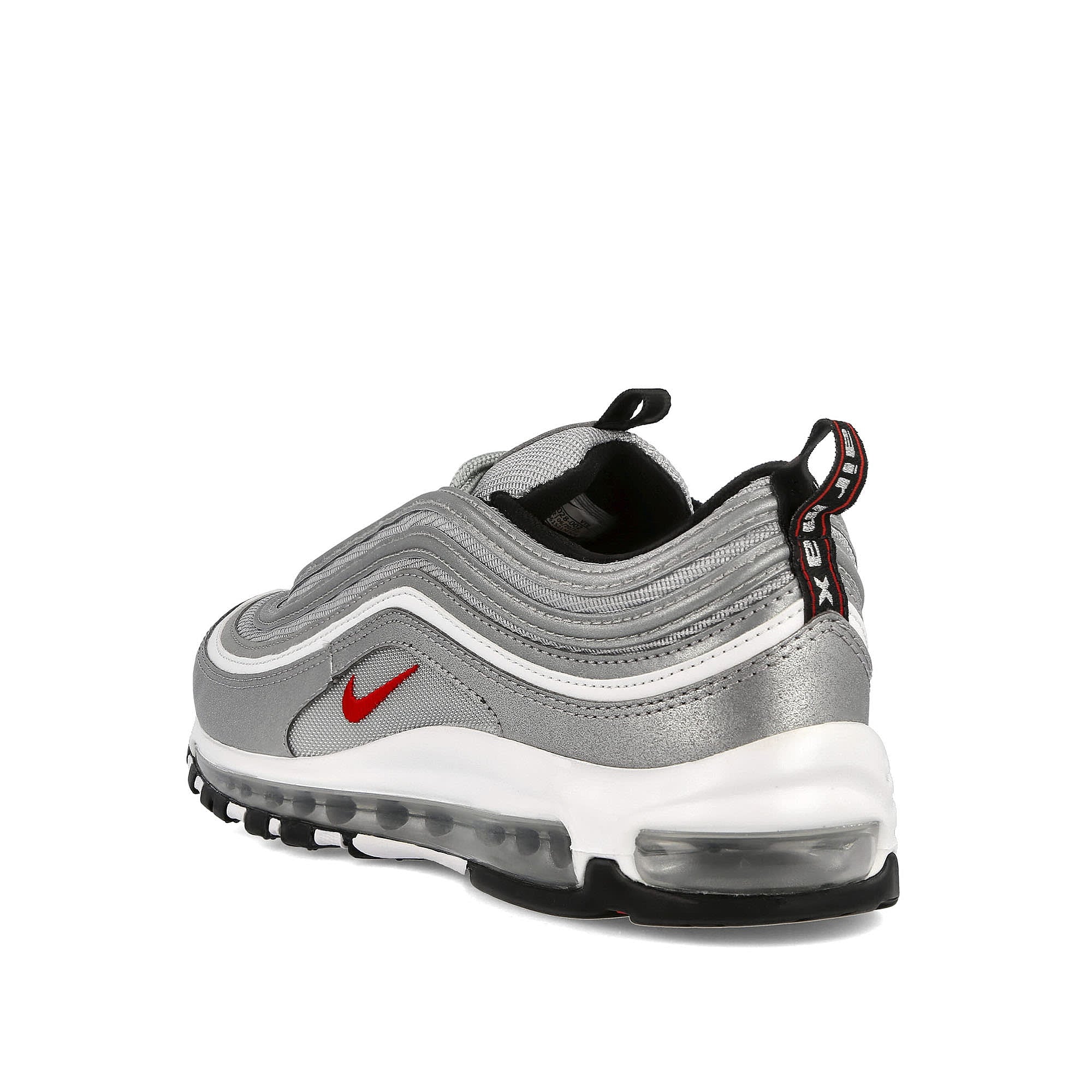 Nike Air Max 97 OG Metallic Silver-University Red - Black Low Top Sneakers Material | Overkill