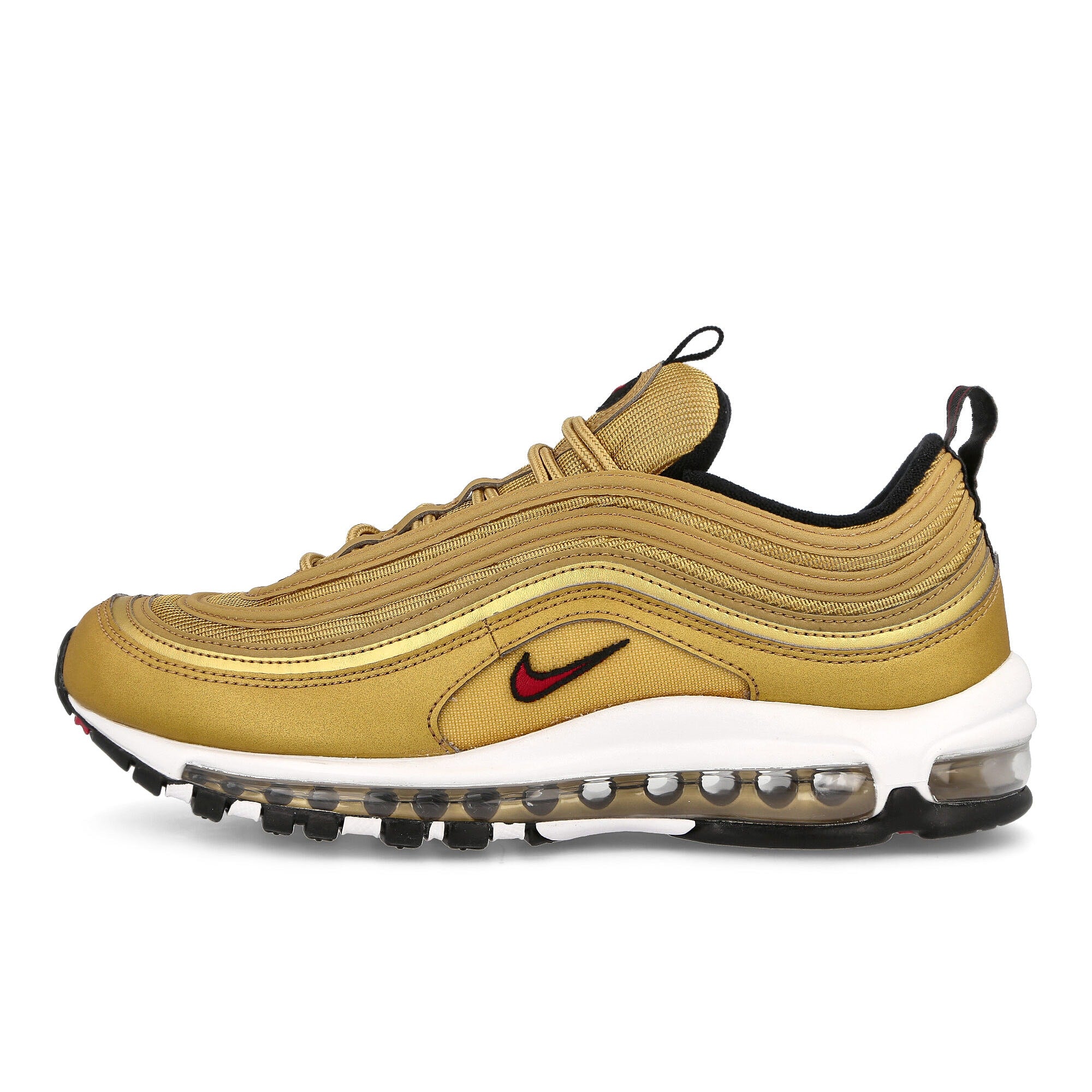 Nike Air Max 97 OG Metallic Gold-Varsity Red - Black - White Low Top Sneakers DM0028 700 | Overkill