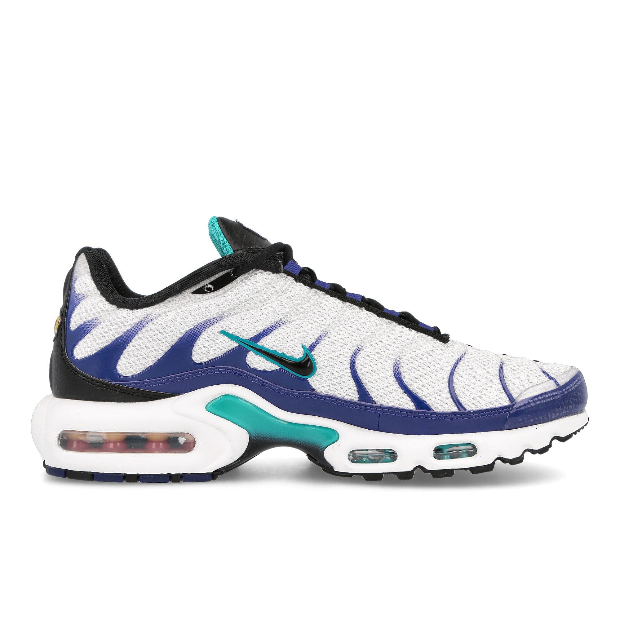Nike air max plus White-Black - Grape Ice - New Emerald Sneakers Silhouette | Overkill