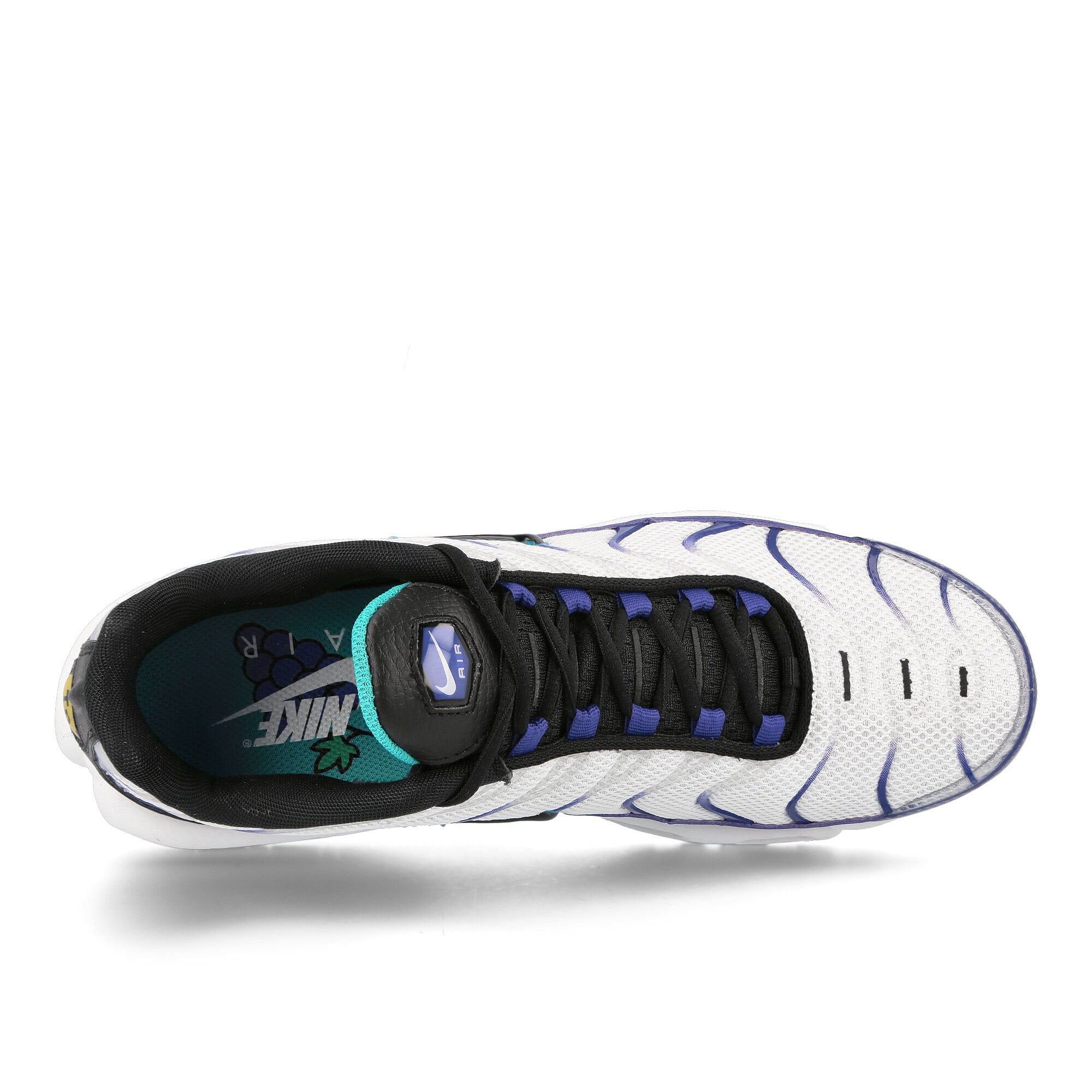 Nike air max plus White-Black - Grape Ice - New Emerald Sneakers Detailfoto | Overkill