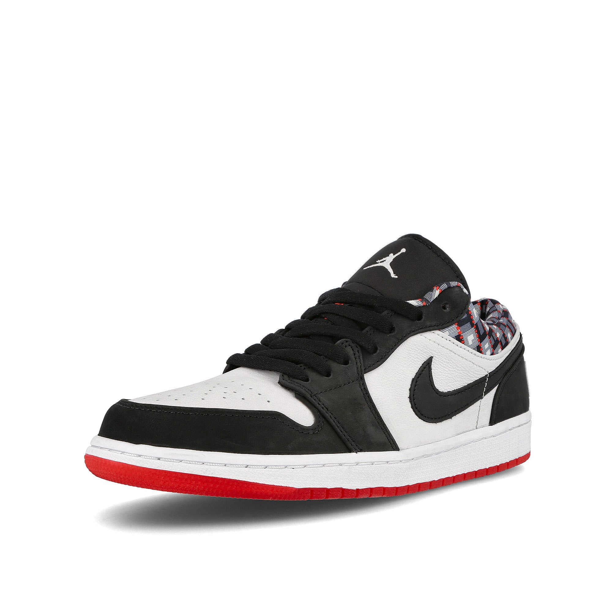 Jordan Air Jordan 1 Low Quai 54 White / Black - University Red Detailfoto | Overkill
