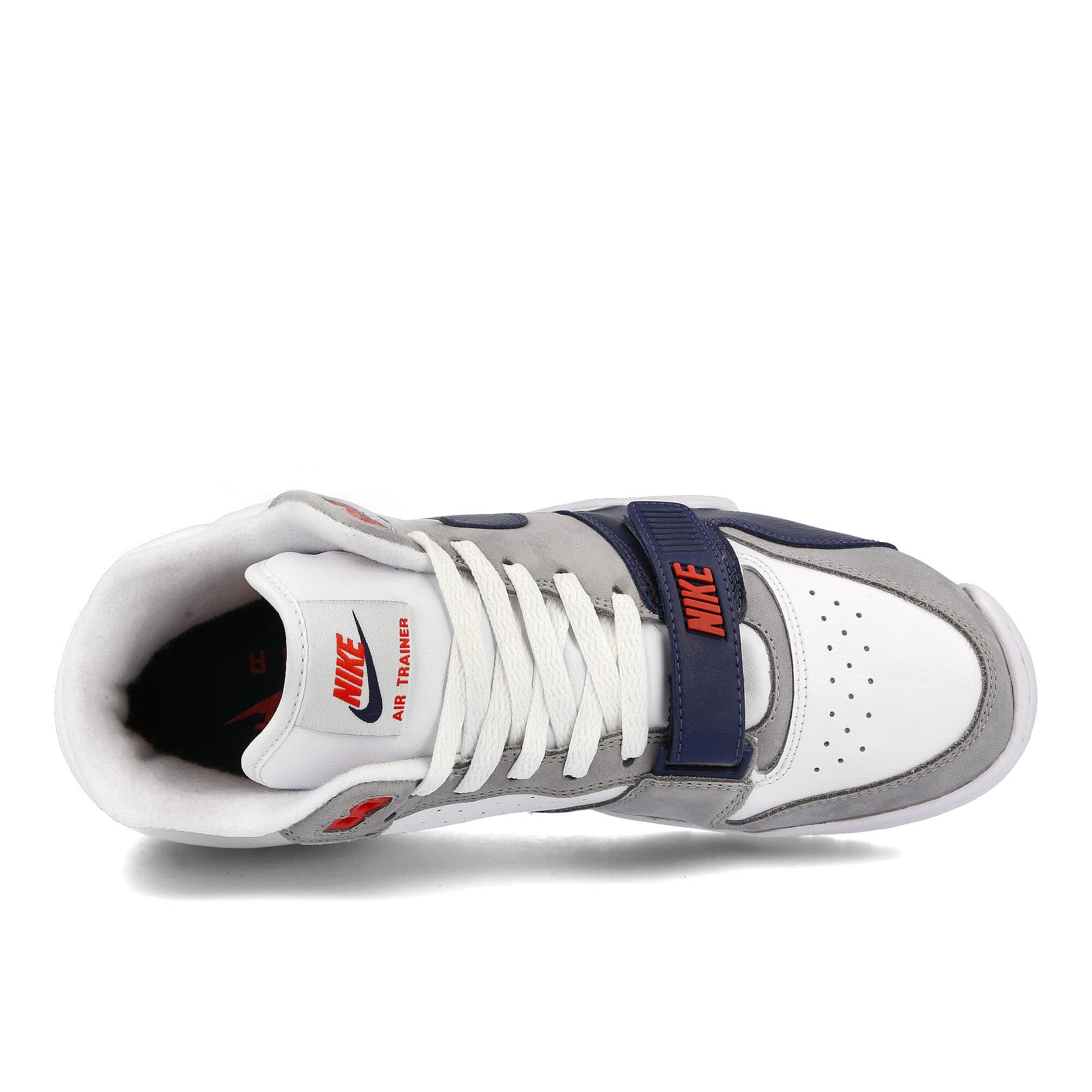 Nike air trainer 1 White-Midnight Navy - Medium Grey Sneakers Detailfoto | Overkill