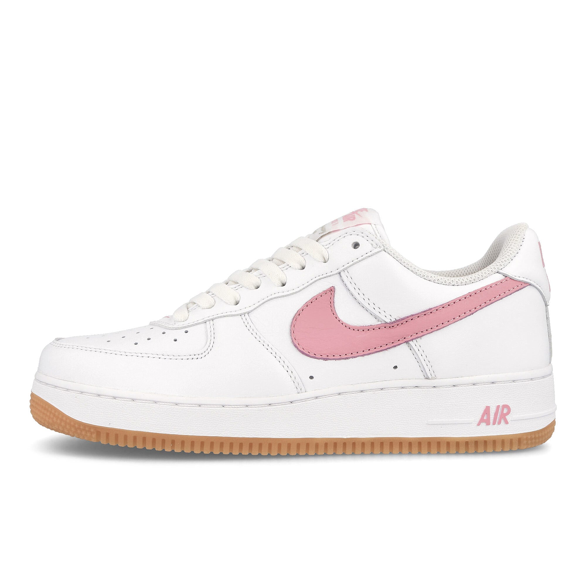 Nike air force 1 low retro White-Pink - Gum Yellow - Metallic Gold Low Top Sneakers DM0576 101 | Overkill