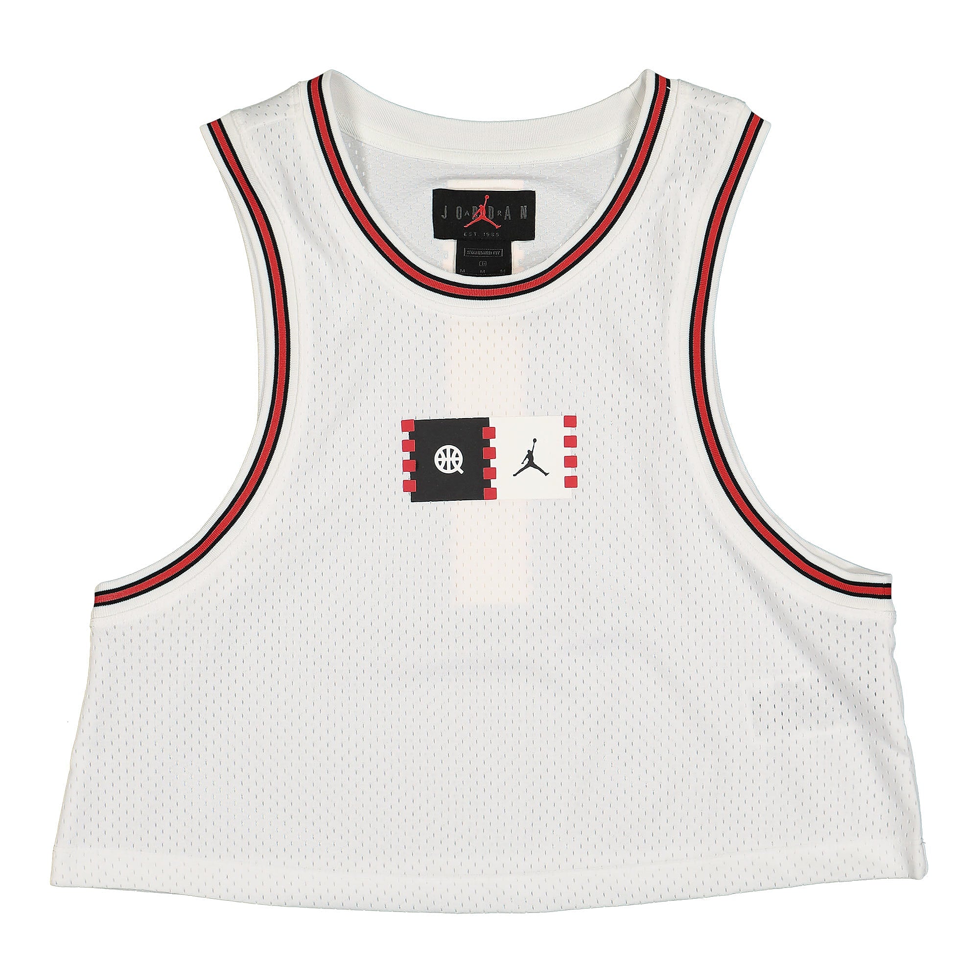 Jordan Air Jordan Wmns Essential Quai 54 Jersey White T-Shirts DM0766 100 | Overkill