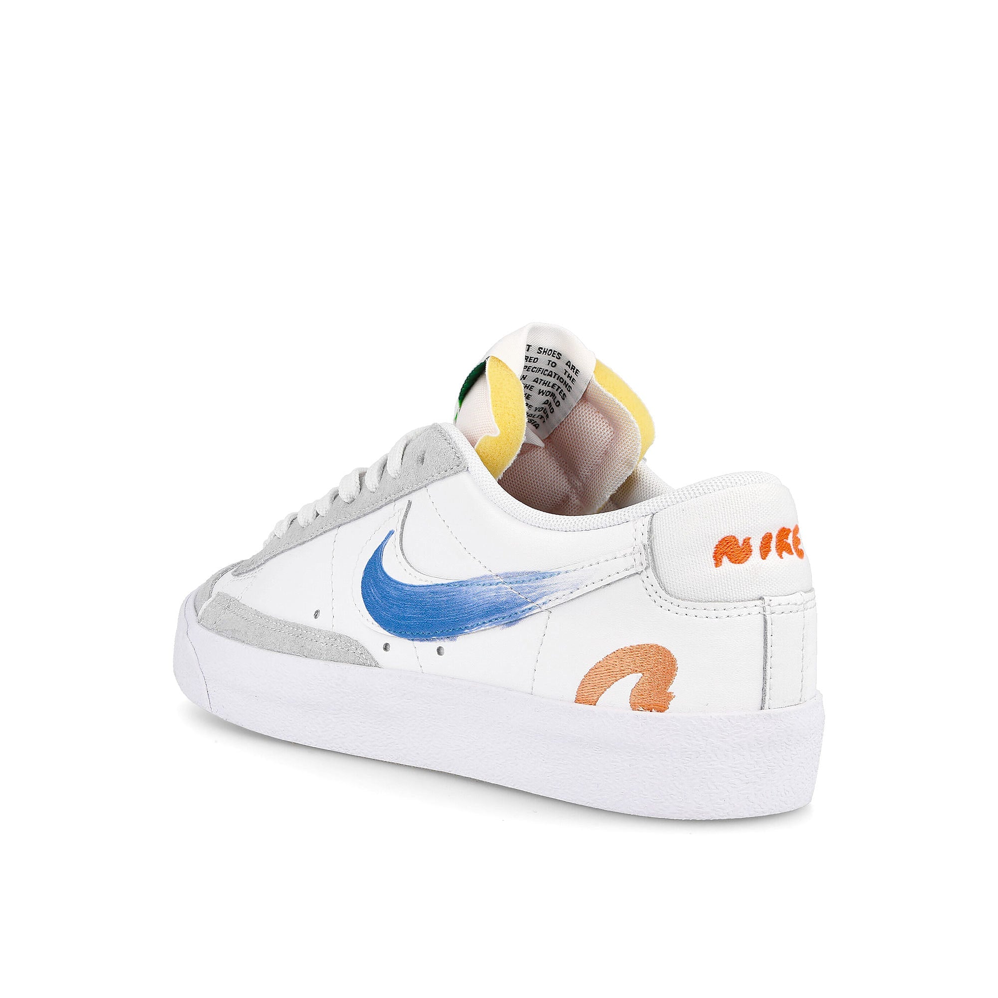 Nike flyleather blazer low 77 White / White - White Detailfoto | Overkill