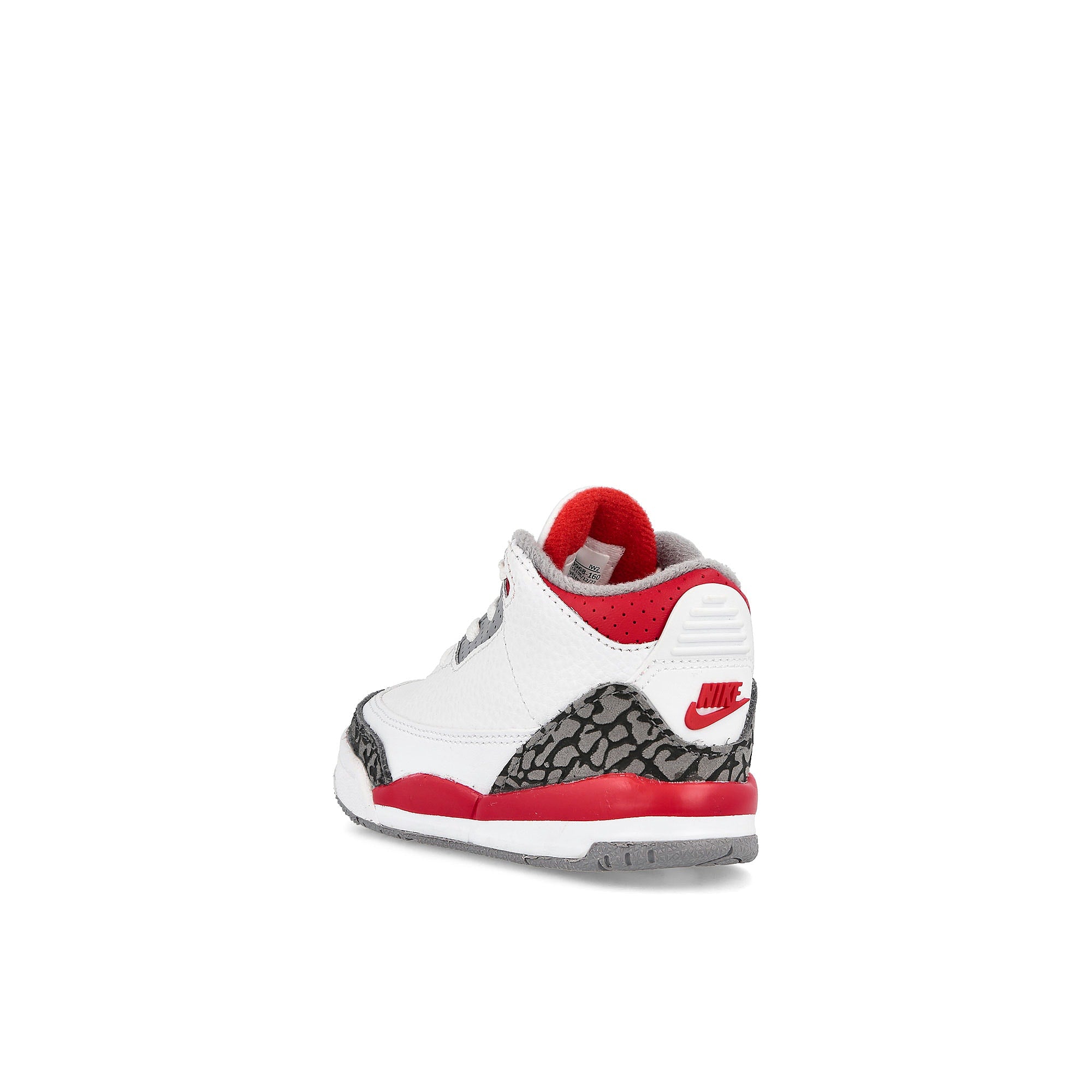 Jordan Air Jordan 3 Retro TD White / Fire Red - Black - Cement Grey Sneakers Material | Overkill