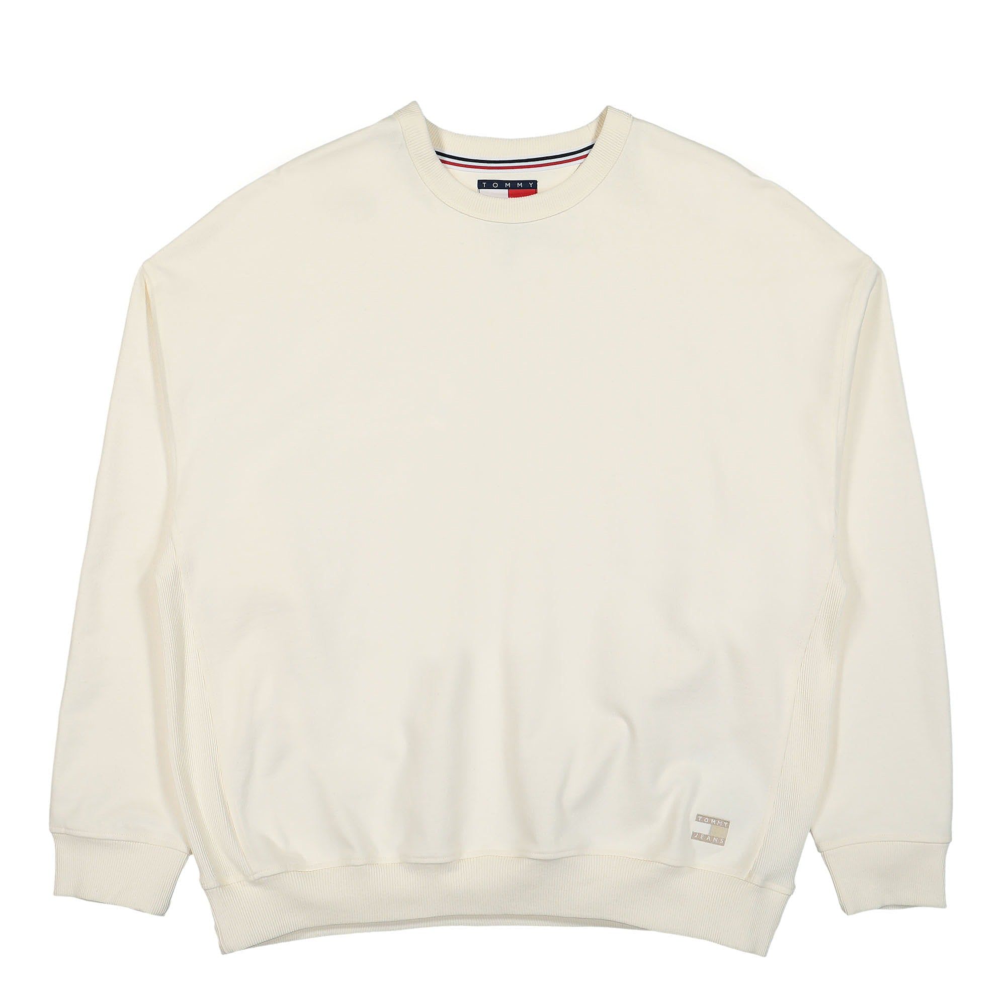 Tommy Jeans Best Crew Ancient White Sweatshirts DM0DM13324YBH | Overkill