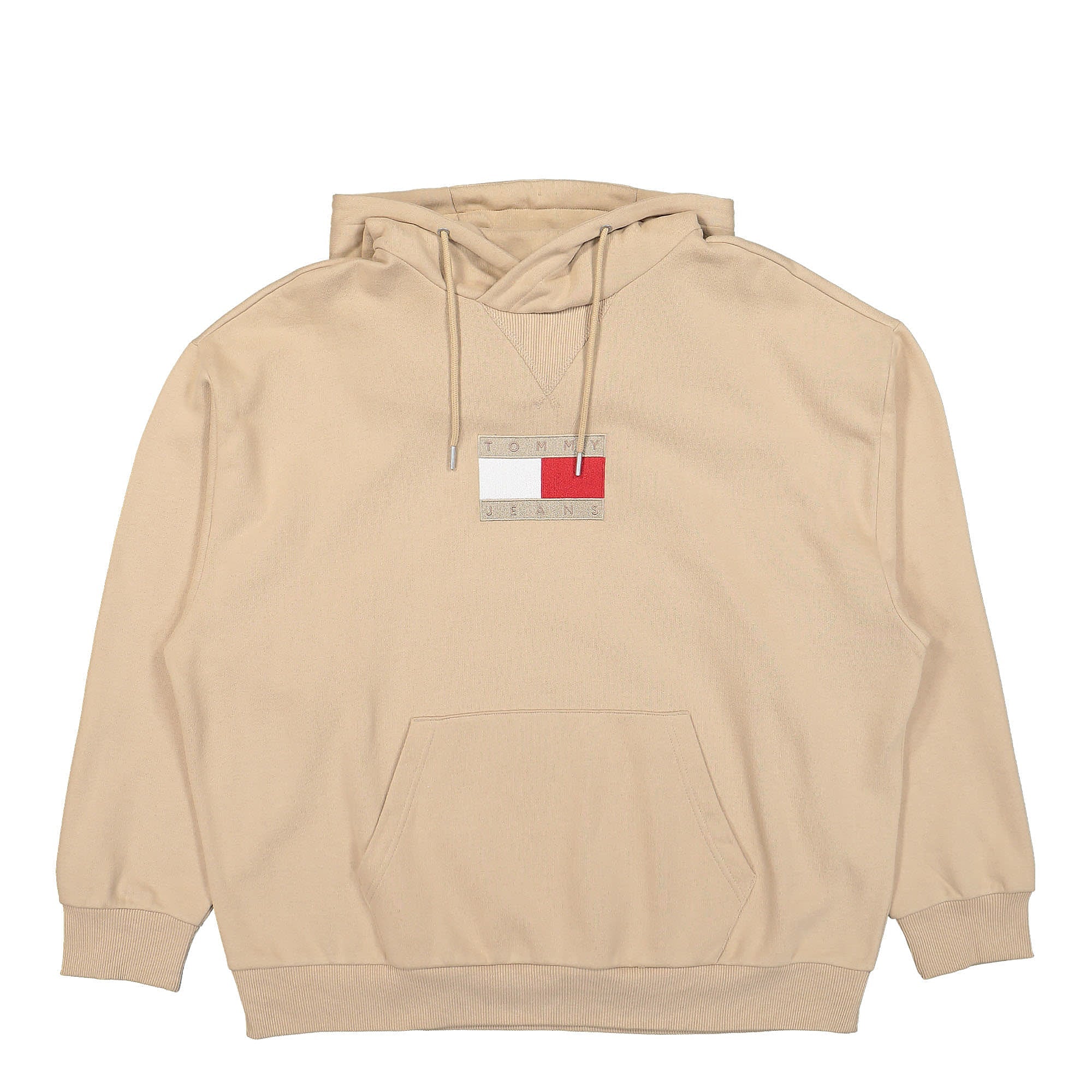 Tommy Jeans TJCU Flag Hoodie Horseradish Hoodies DM0DM15163ACC | Overkill