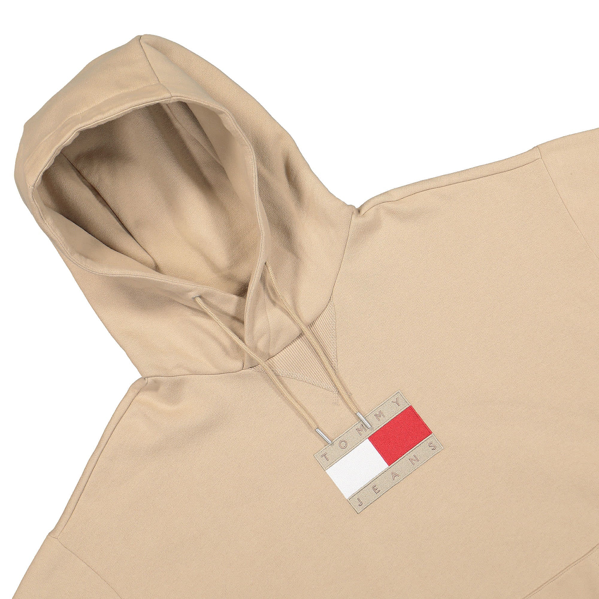 Tommy Jeans TJCU Flag Hoodie Horseradish Hoodies Close-up | Overkill