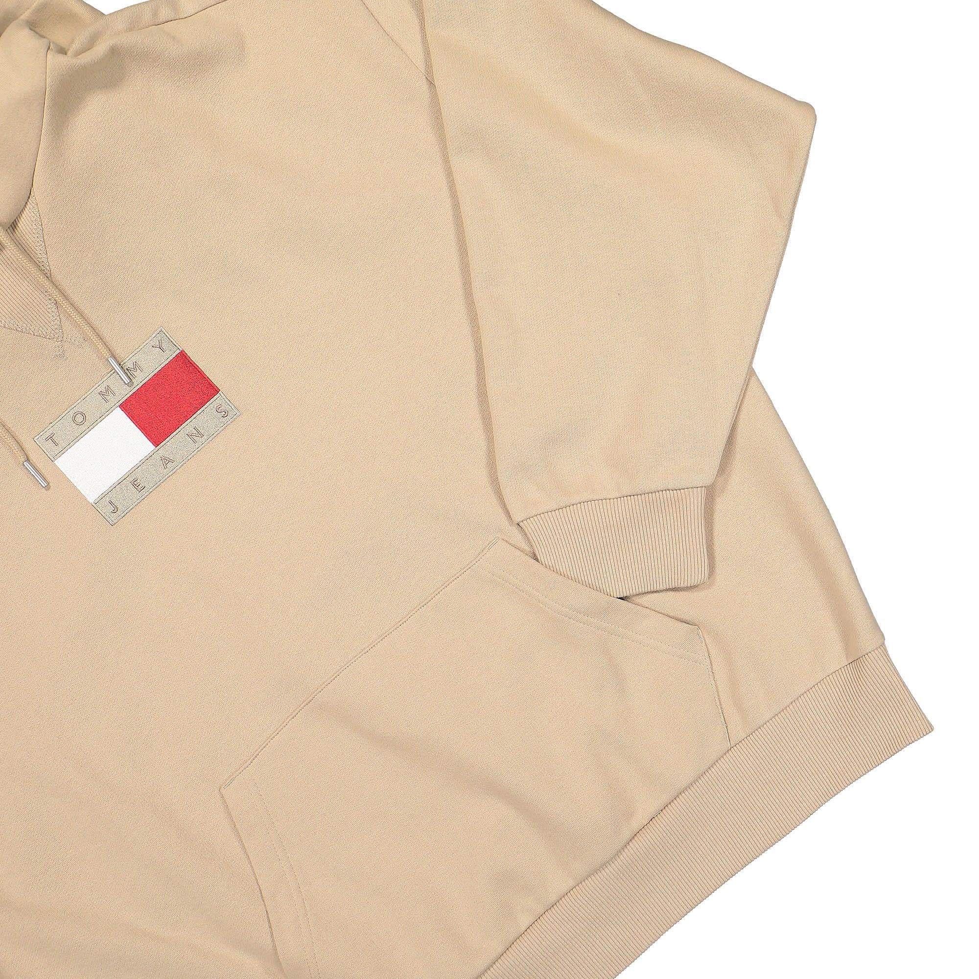 Tommy Jeans TJCU Flag Hoodie Horseradish Hoodies Detailfoto | Overkill