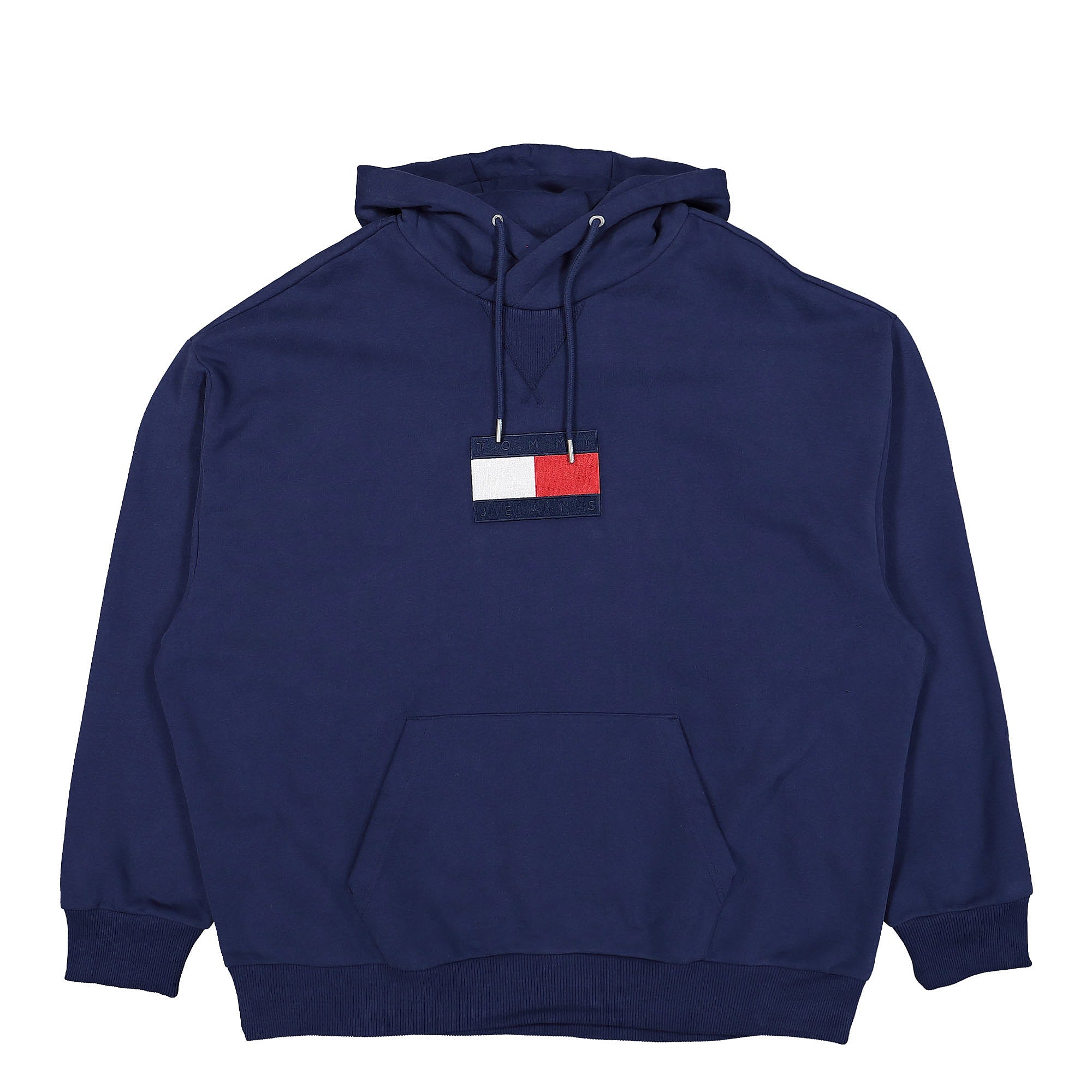 Tommy Jeans TJCU Flag Hoodie Yale Navy Hoodies DM0DM15163DY4 | Overkill