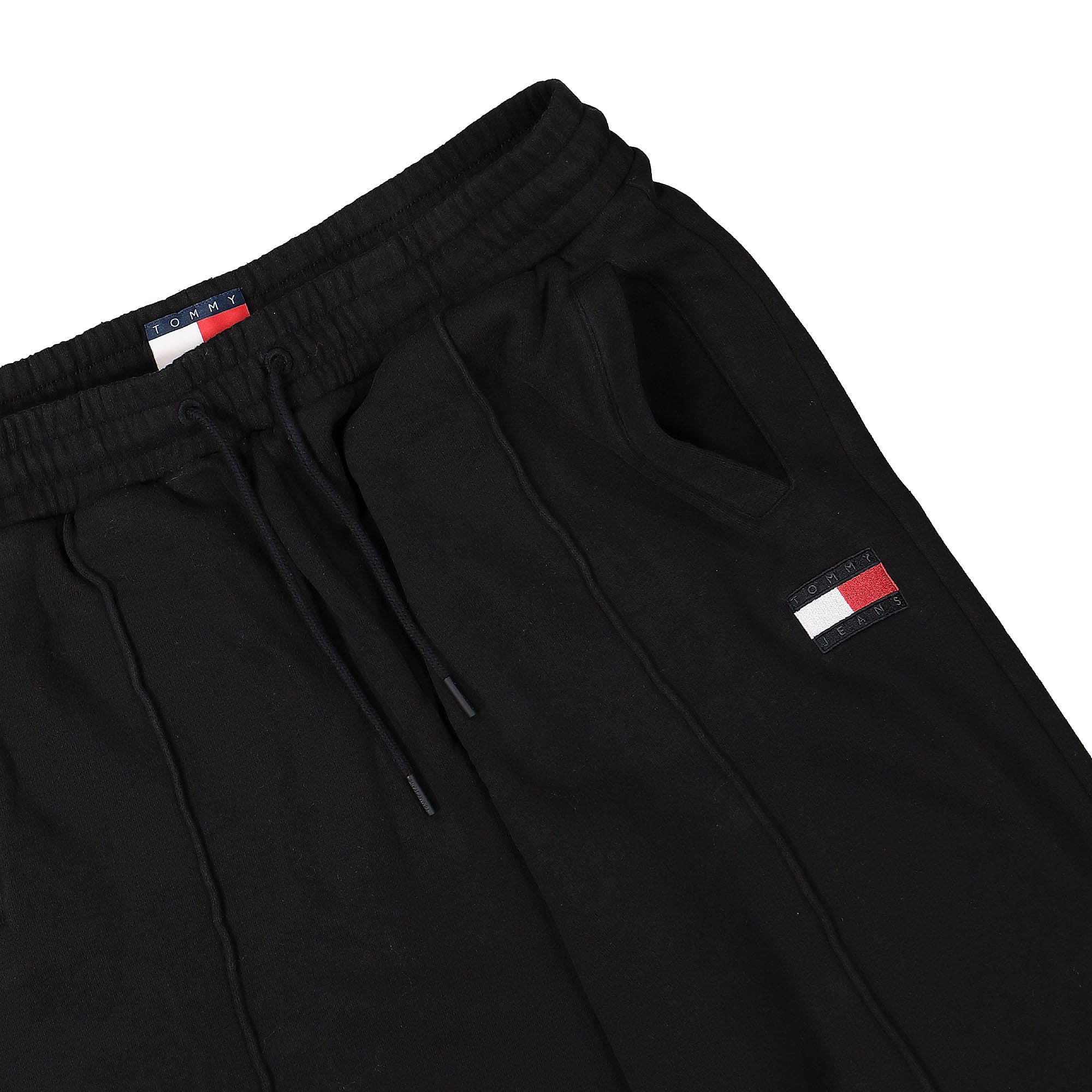 Tommy Jeans TJCU Pintuck Sweatpant Black Sweat & Track Pants Detailfoto | Overkill