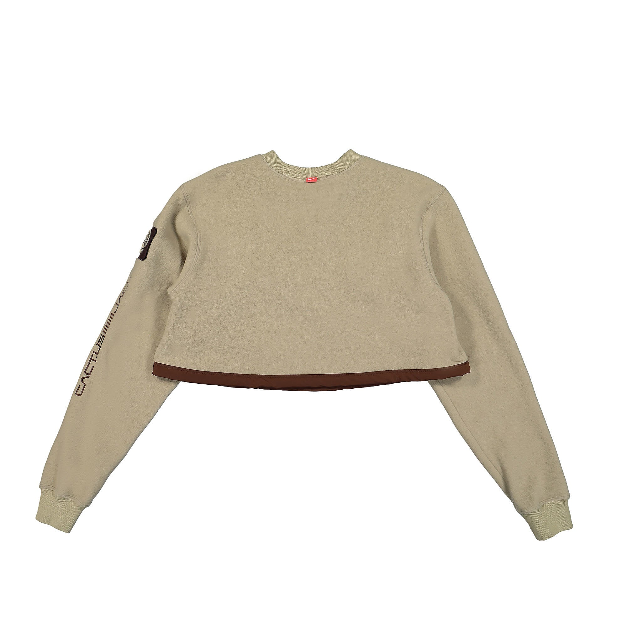 Nike Travis Scott x Nike Wmns Crew Sweatshirt Khaki Sweatshirts Material | Overkill