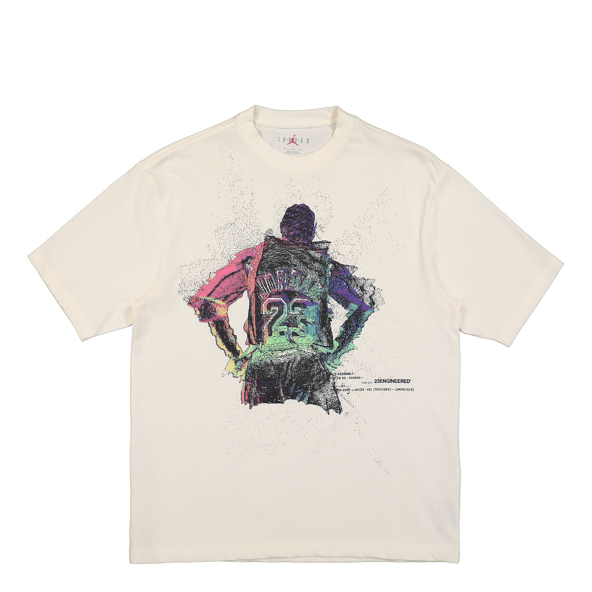 Jordan Air Jordan 23 Engineered Statement 85 Crew Tee Pure / Black T-Shirts DM1420 901 | Overkill