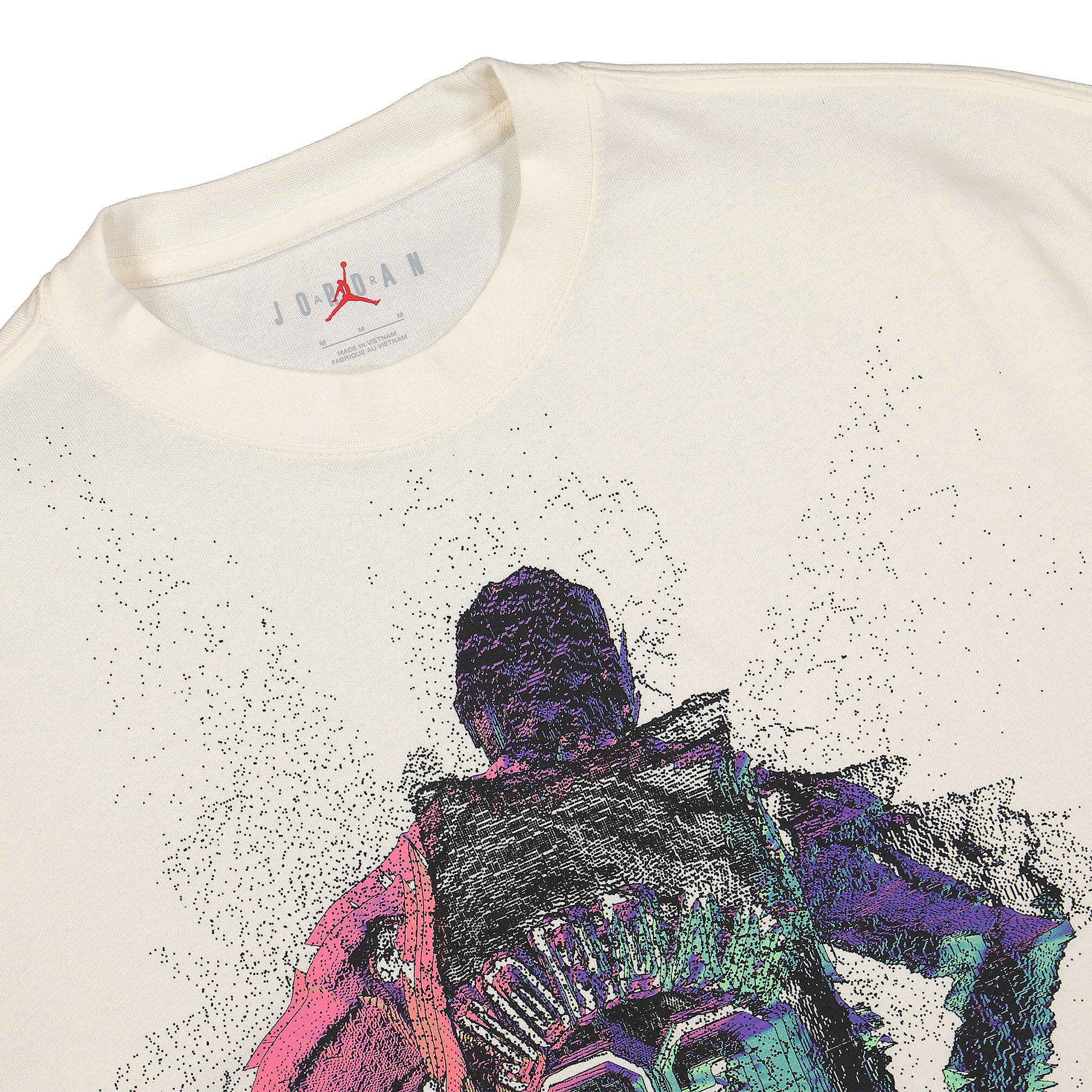 Jordan Air Jordan 23 Engineered Statement 85 Crew Tee Pure / Black T-Shirts Material | Overkill