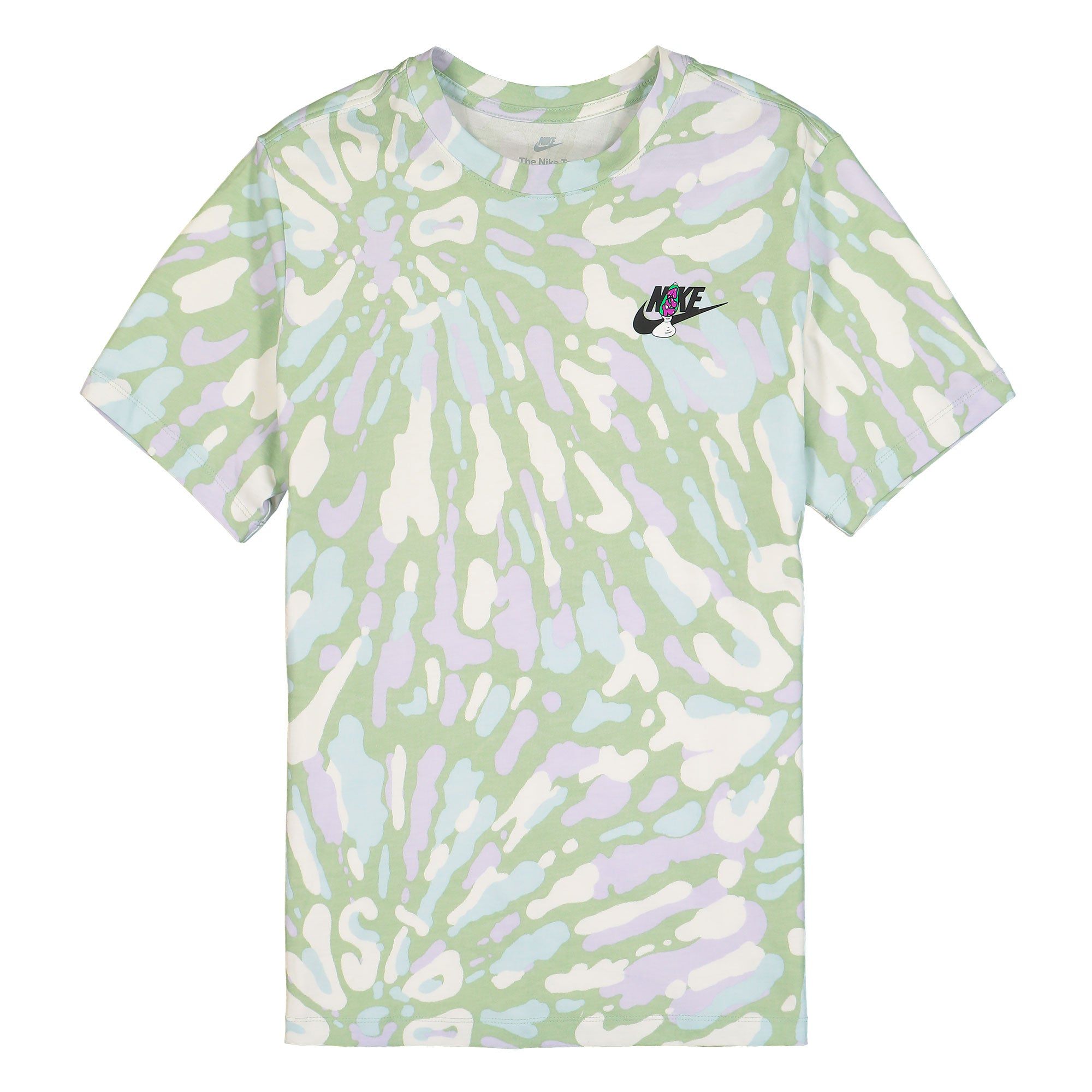 Nike NSW Black Light Tie Dye Tee Sale / Seafoam T-Shirts DM2255 135 | Overkill