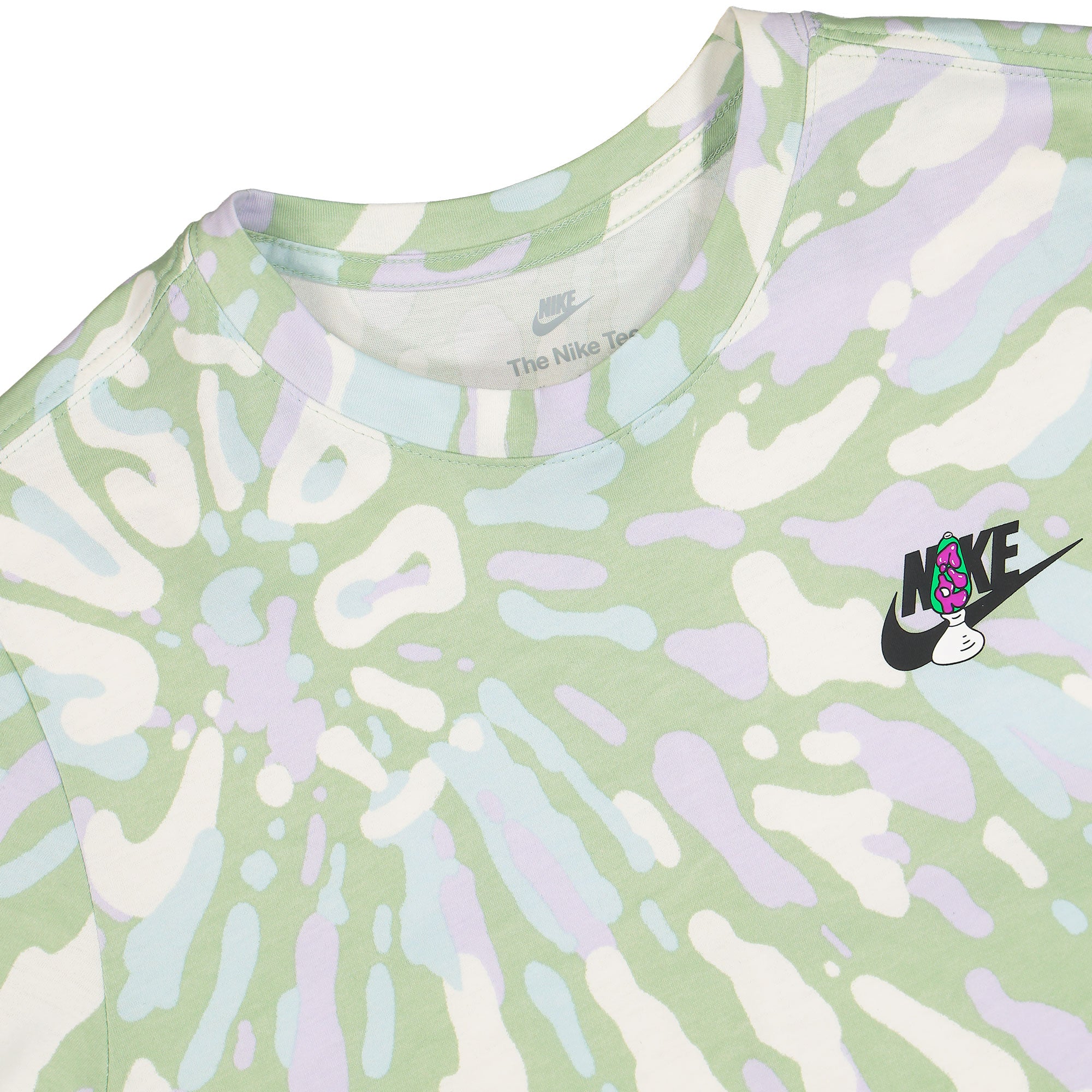 Nike NSW Black Light Tie Dye Tee Sale / Seafoam T-Shirts Close-up | Overkill