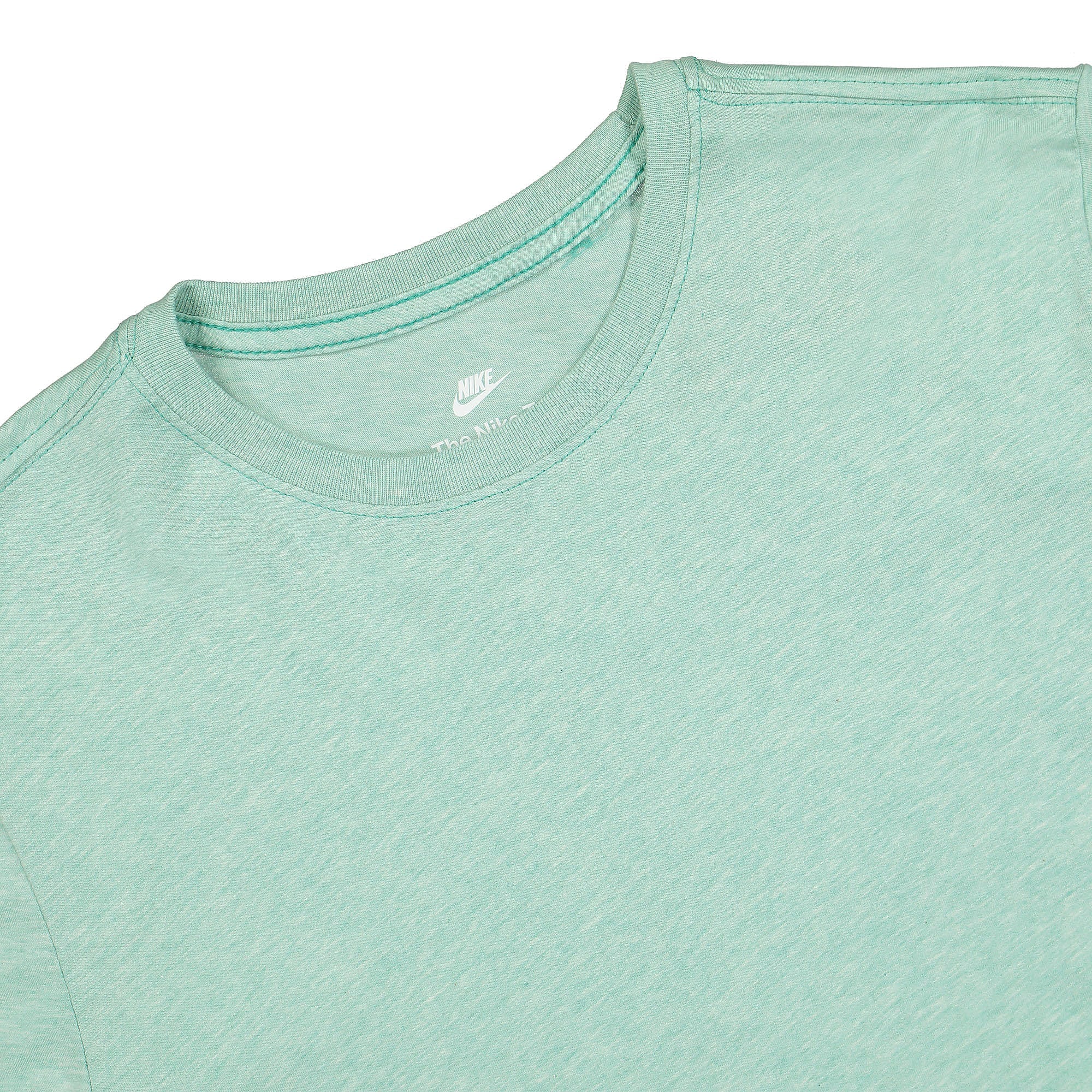 Nike NSW Sustainability Tee Washed Teal / HTR / Black T-Shirts Close-up | Overkill