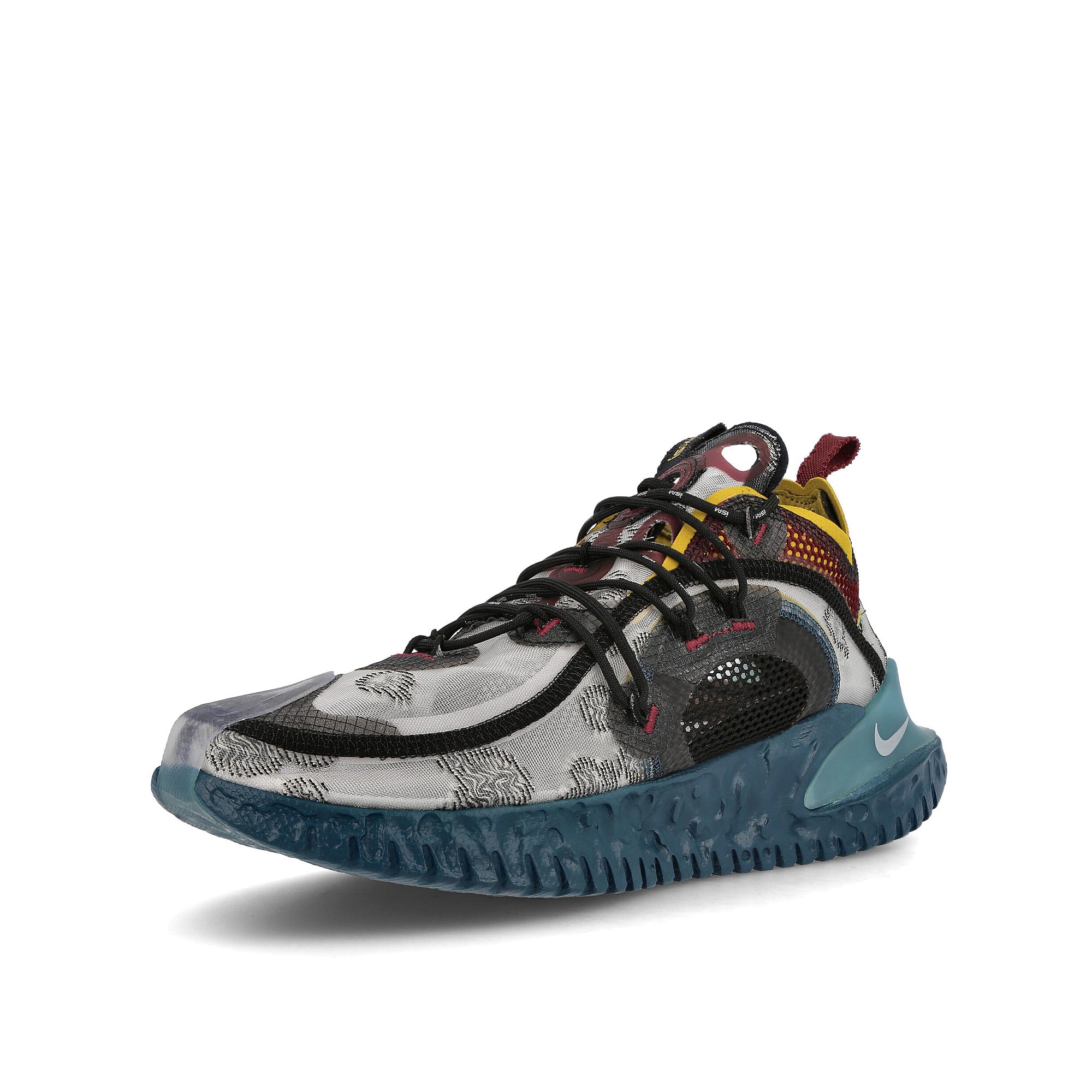 Nike flow 2020 ispa Black-Reflect Silver - Light Stone Sneakers Close Up | Overkill