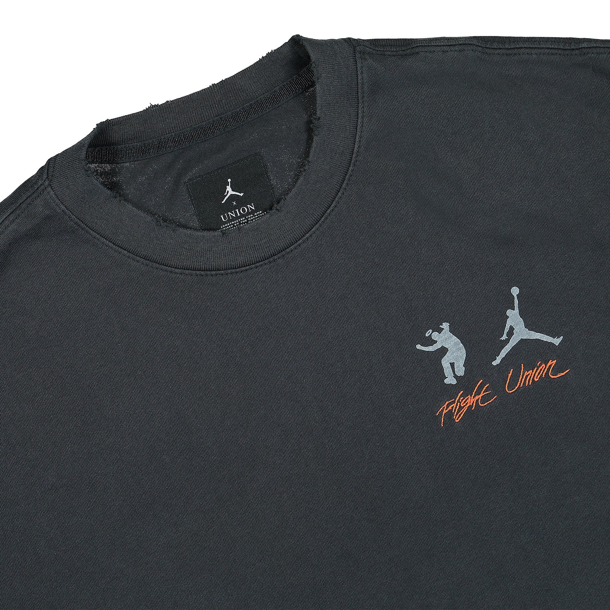 Jordan Union LA x Air Jordan Tee Off Noir T-Shirts Close-up | Overkill