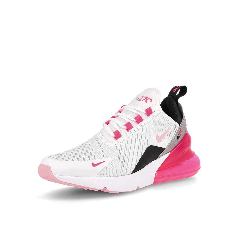 Nike wmns air max 270 essential White-Arctic Punch - Hyper Pink - Black Sneakers Close Up | Overkill