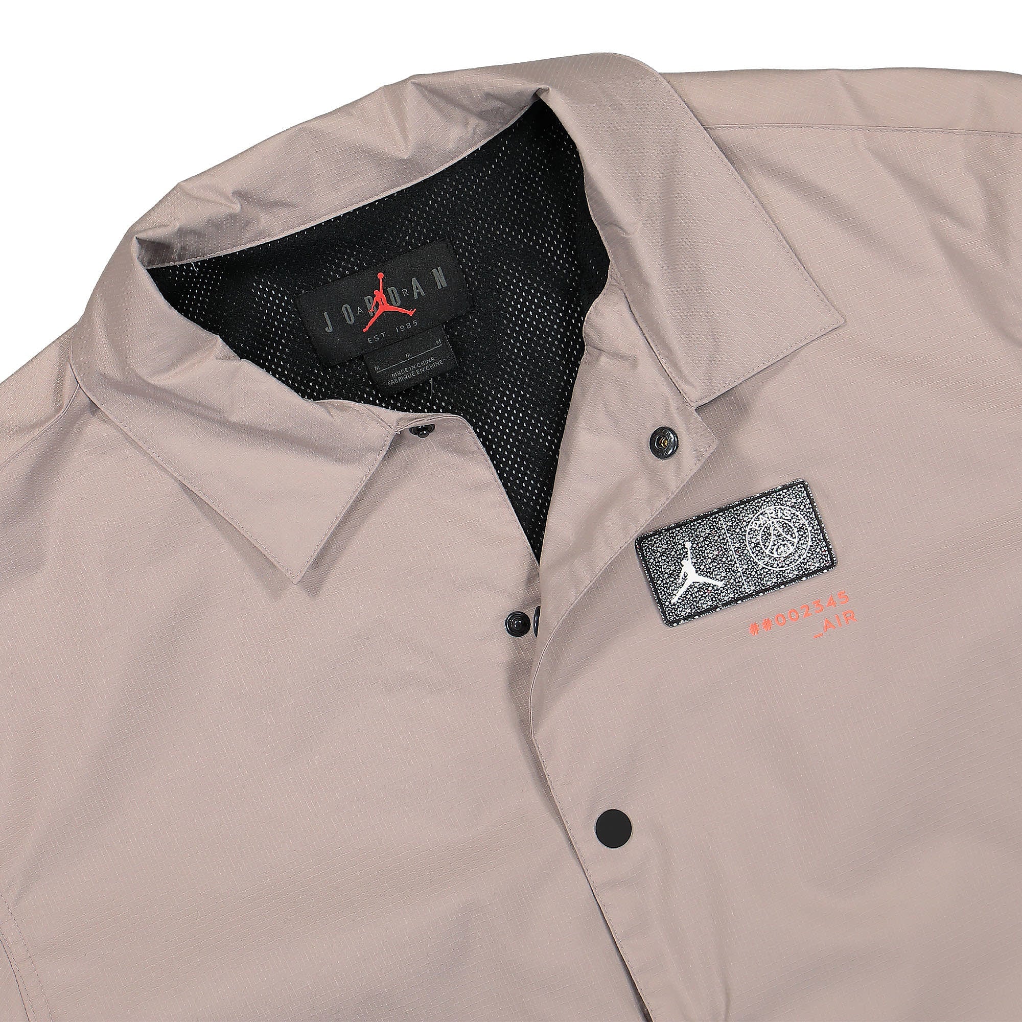 Jordan Paris Saint Germain x Air Jordan Woven Jacket Black / Bright Crimson Jackets Material | Overkill