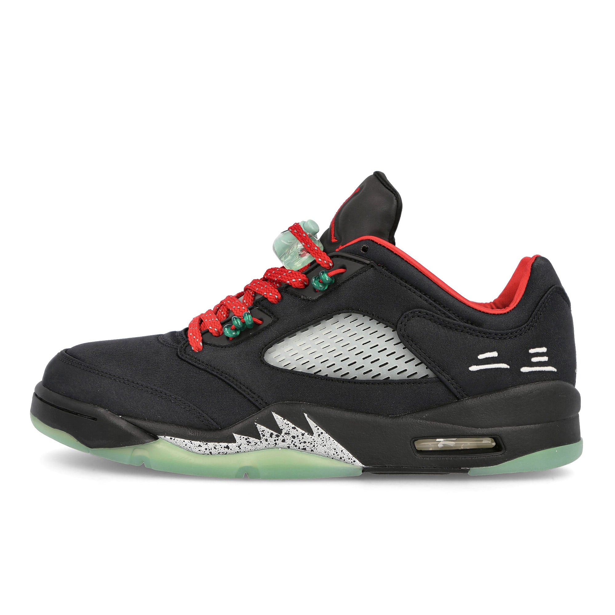Jordan Clot x Air Jordan 5 Retro Low SP Black / Classic Jade - Fire Red DM4640 036 | Overkill