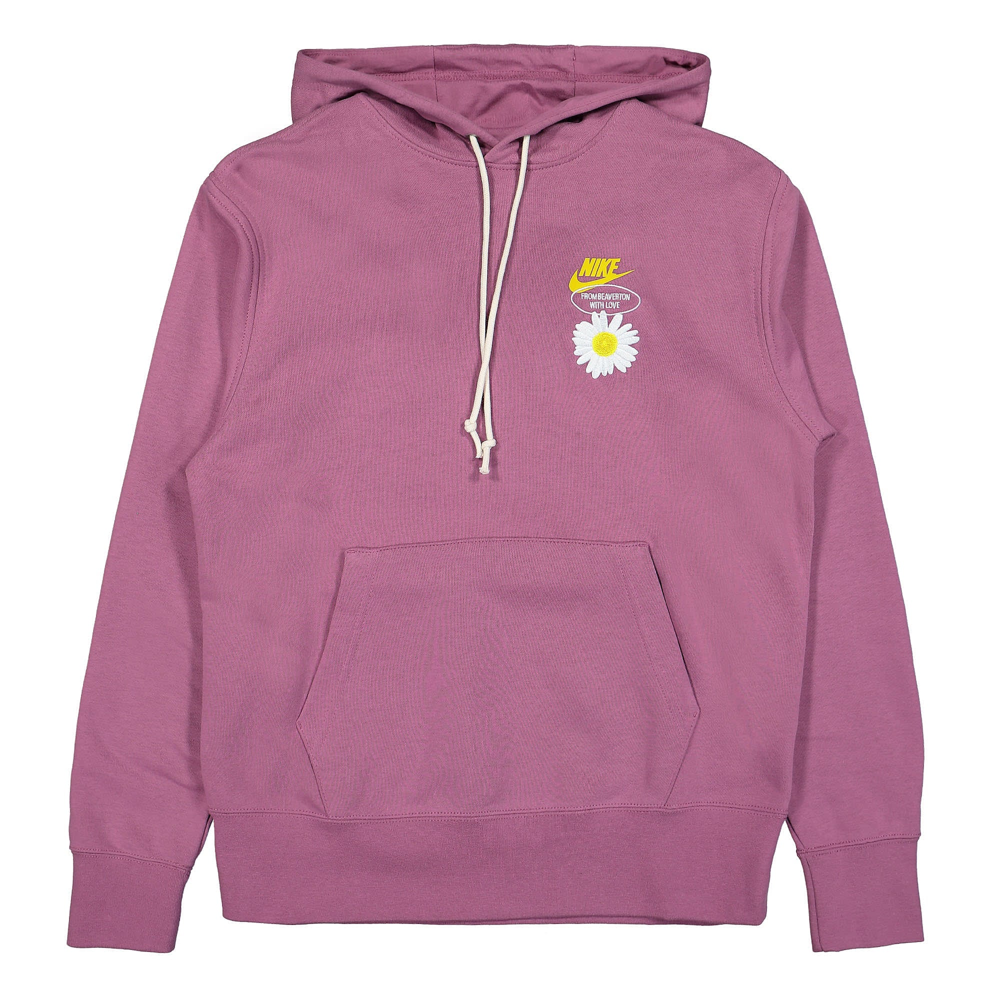 Nike NSW HBR-S French Terry Hoodie Light Bordeaux / Vivid Sulfur Hoodies DM4992 507 | Overkill