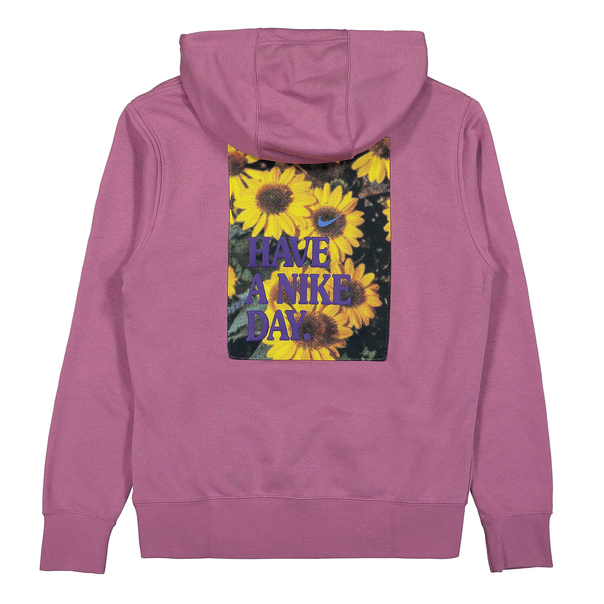 Nike NSW HBR-S French Terry Hoodie Light Bordeaux / Vivid Sulfur Hoodies Close-up | Overkill